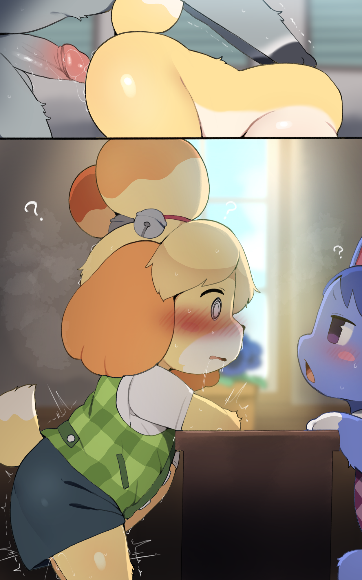 Animal_Crossing DAGASI Isabelle Raymond Rosie comic