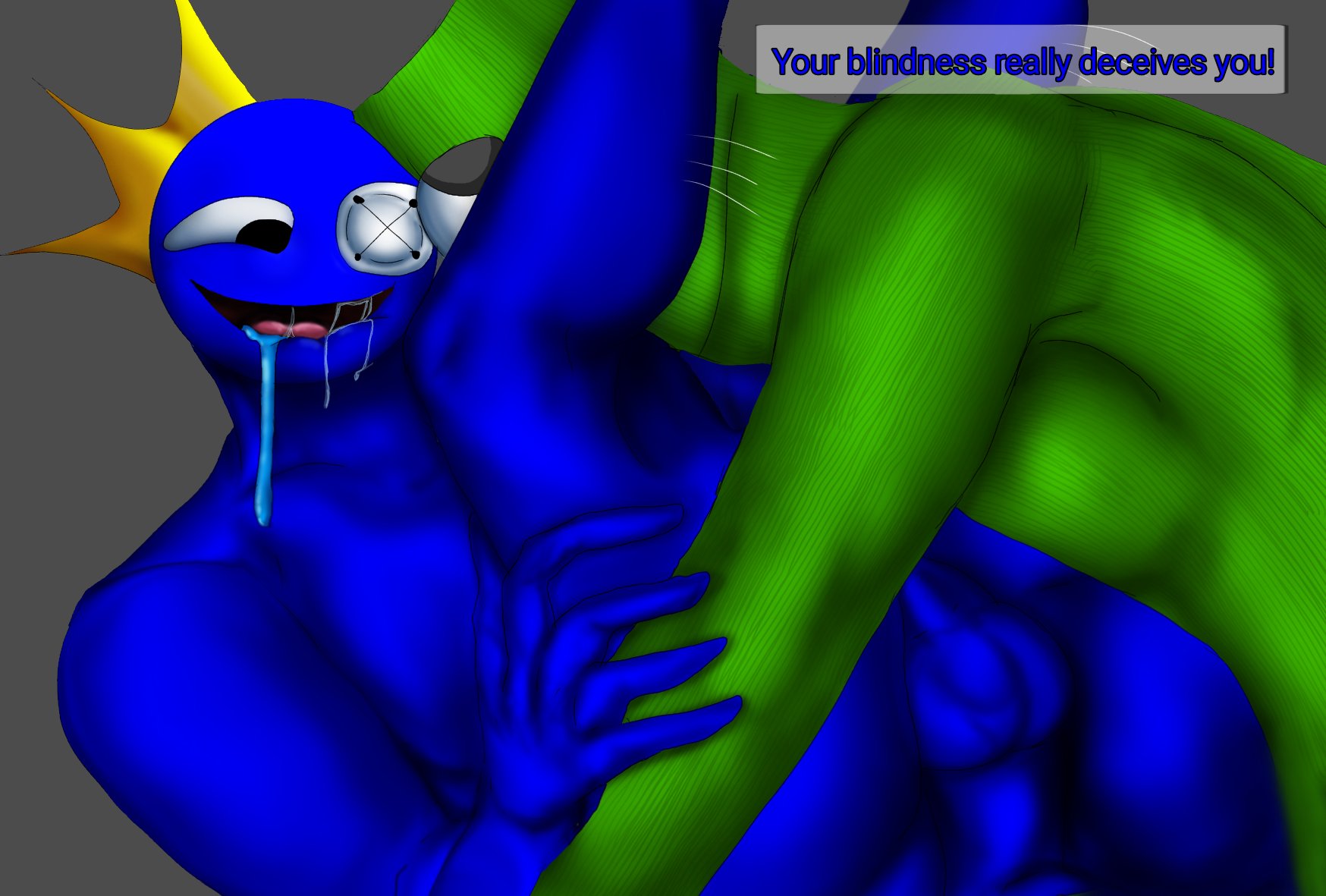 Post 5682351 Blue Green Justjenna Artist Rainbow Friends Roblox