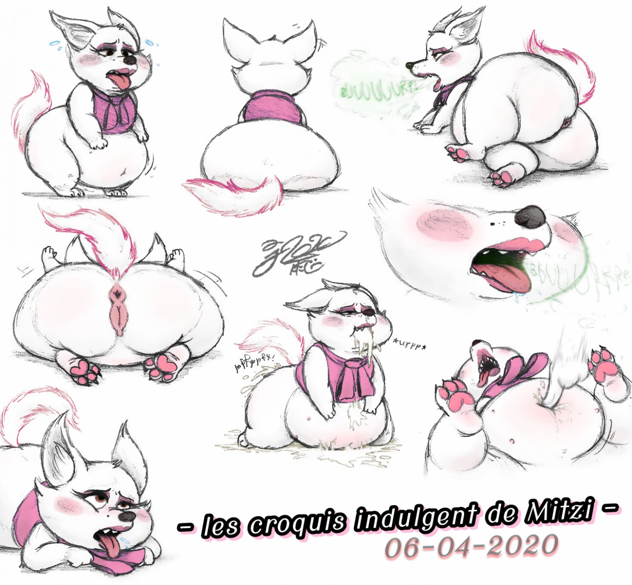 The queen's corgi rex and mitzi