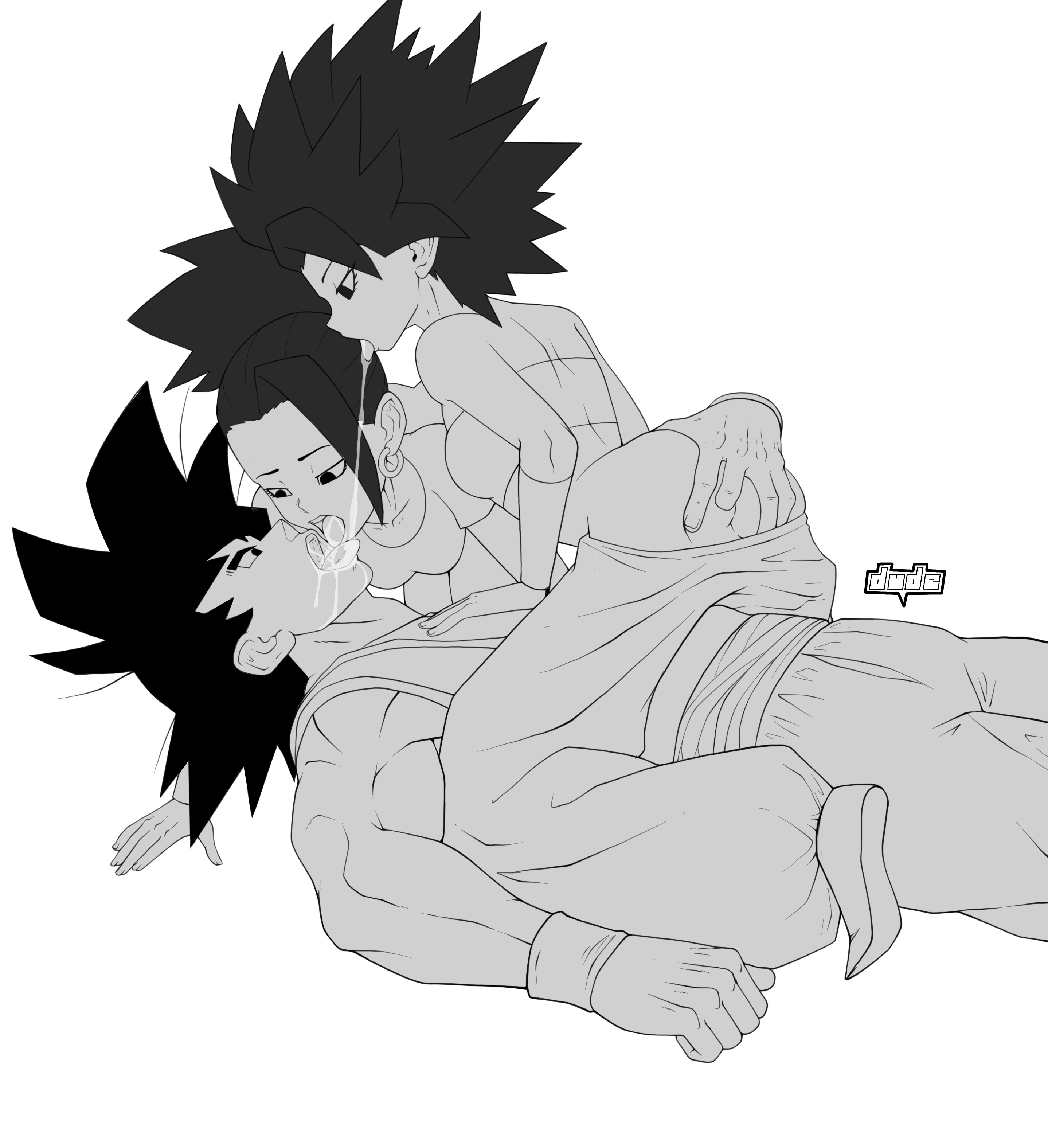 Post 3701003: Caulifla Dragon_Ball_(series) Dude-Doodle-Do Kale Son_Goku