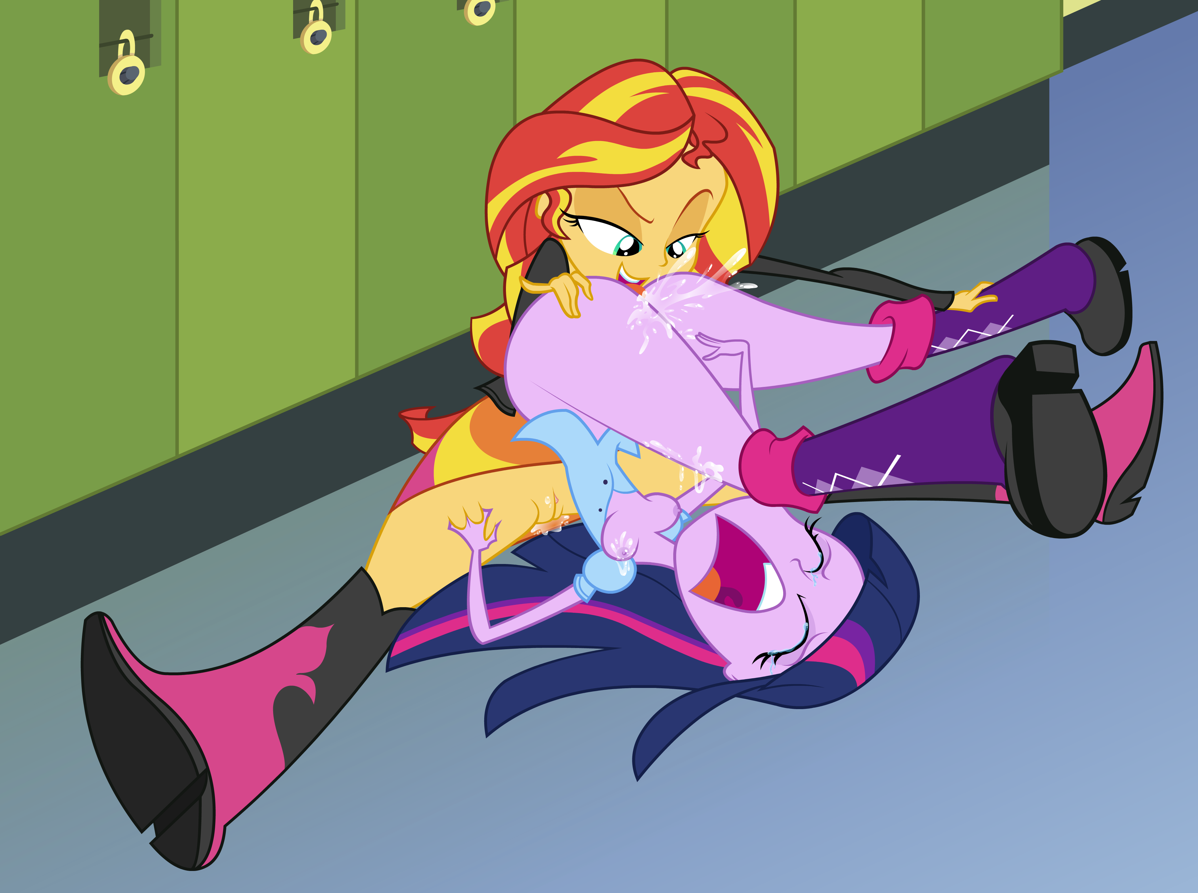 Equestria_Girls Friendship_is_Magic MikeSouthmoor My_Little_Pony Sunset_Shimmer Twilight_Sparkle