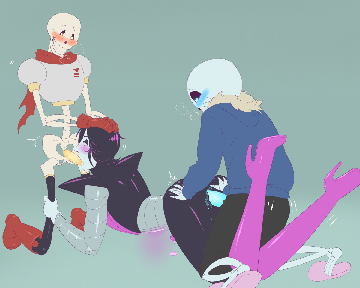 Post 1732445: Mettaton_EX Papyrus Sans Undertale