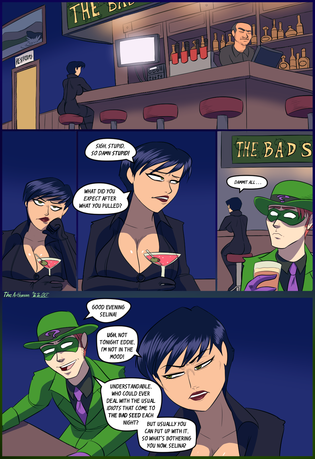 Post 5330138: Batman_(series) Catwoman comic DC Riddler