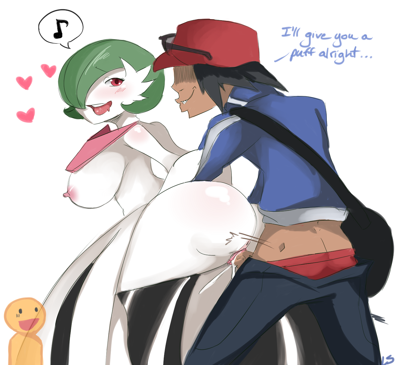 Calem Gardevoir LightSource Mega_Evolution Mega_Gardevoir Porkyman