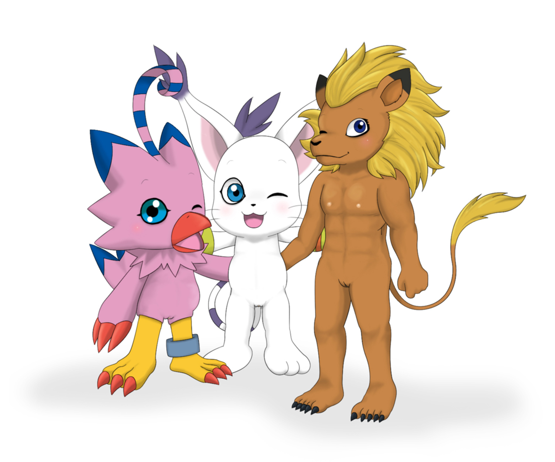 Post 3801295 Biyomon Digimon Gatomon Leomon Winick Lim 2726