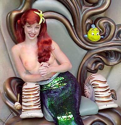 Post 605 Ariel cosplay fakes Flounder photo The Little Mermaid