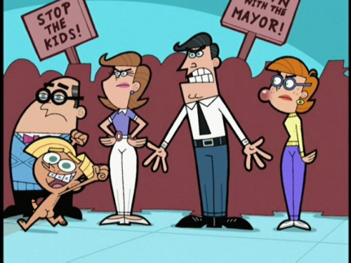 Chester_McBadbat Elmer's_Mom Fairly_OddParents Mr._Turner Mrs._Turner edit