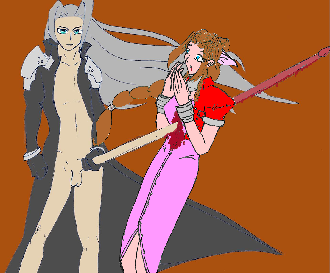 Post 198303 Aerithgainsborough Finalfantasyseries Finalfantasyvii Rule34d Sephiroth 