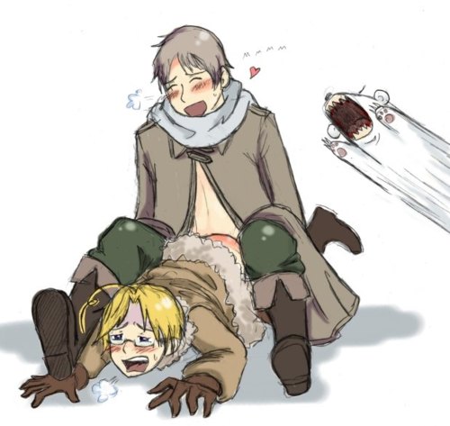 Axis_Powers_Hetalia Canada Ivan_Braginski Matthew_Williams Russia