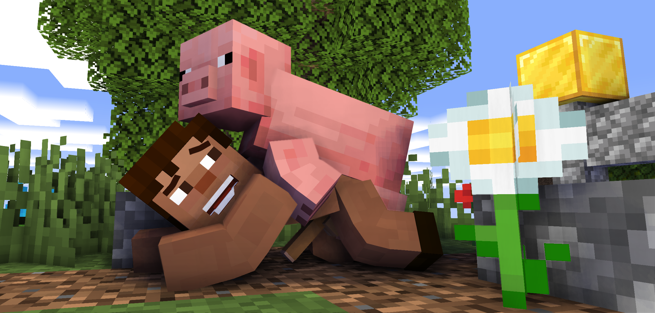 Post 5091459: beacontowns Jesse Minecraft Minecraft:_Story_Mode Pig