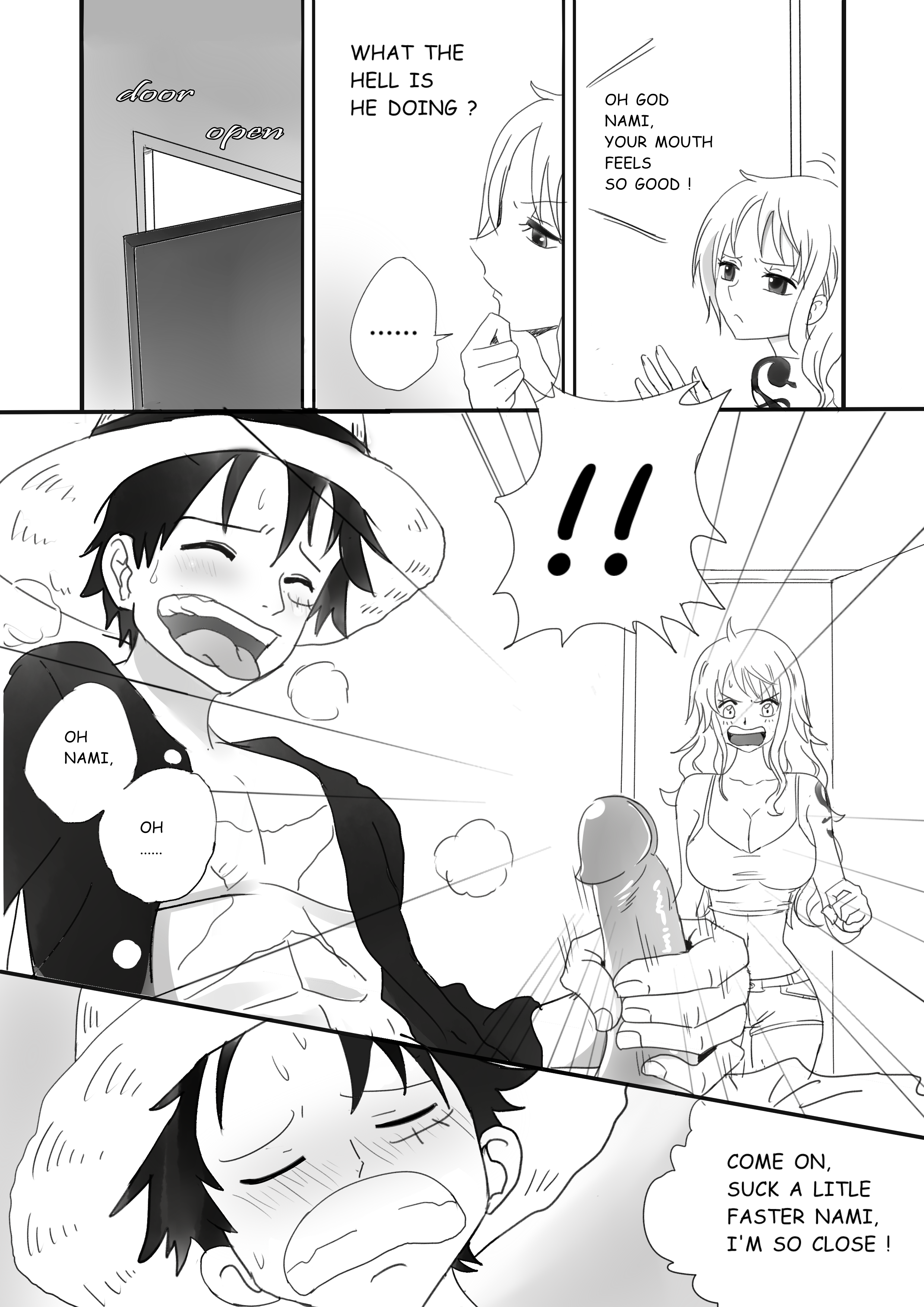 Luffy x nami porn comic