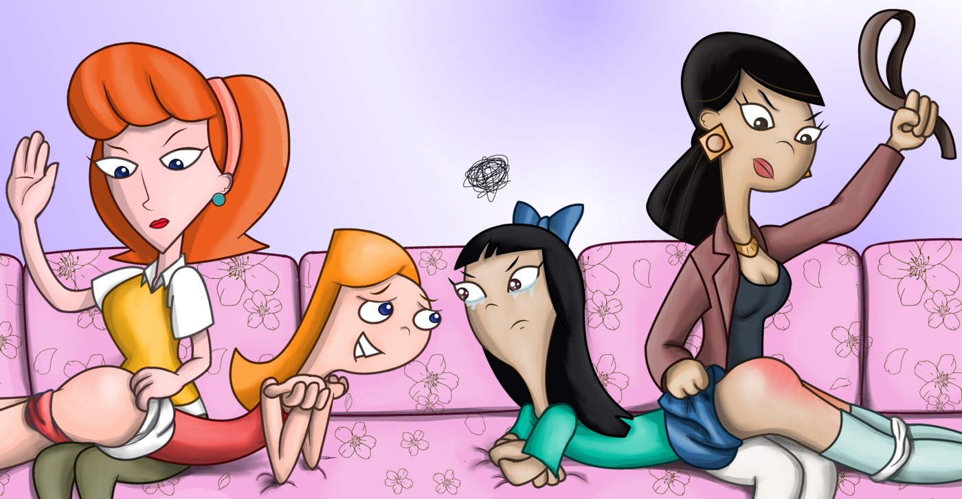 Candace_Flynn Dr._Hirano HoneySmother Linda_Flynn-Fletcher Phineas_and_Ferb Stacy_Hirano