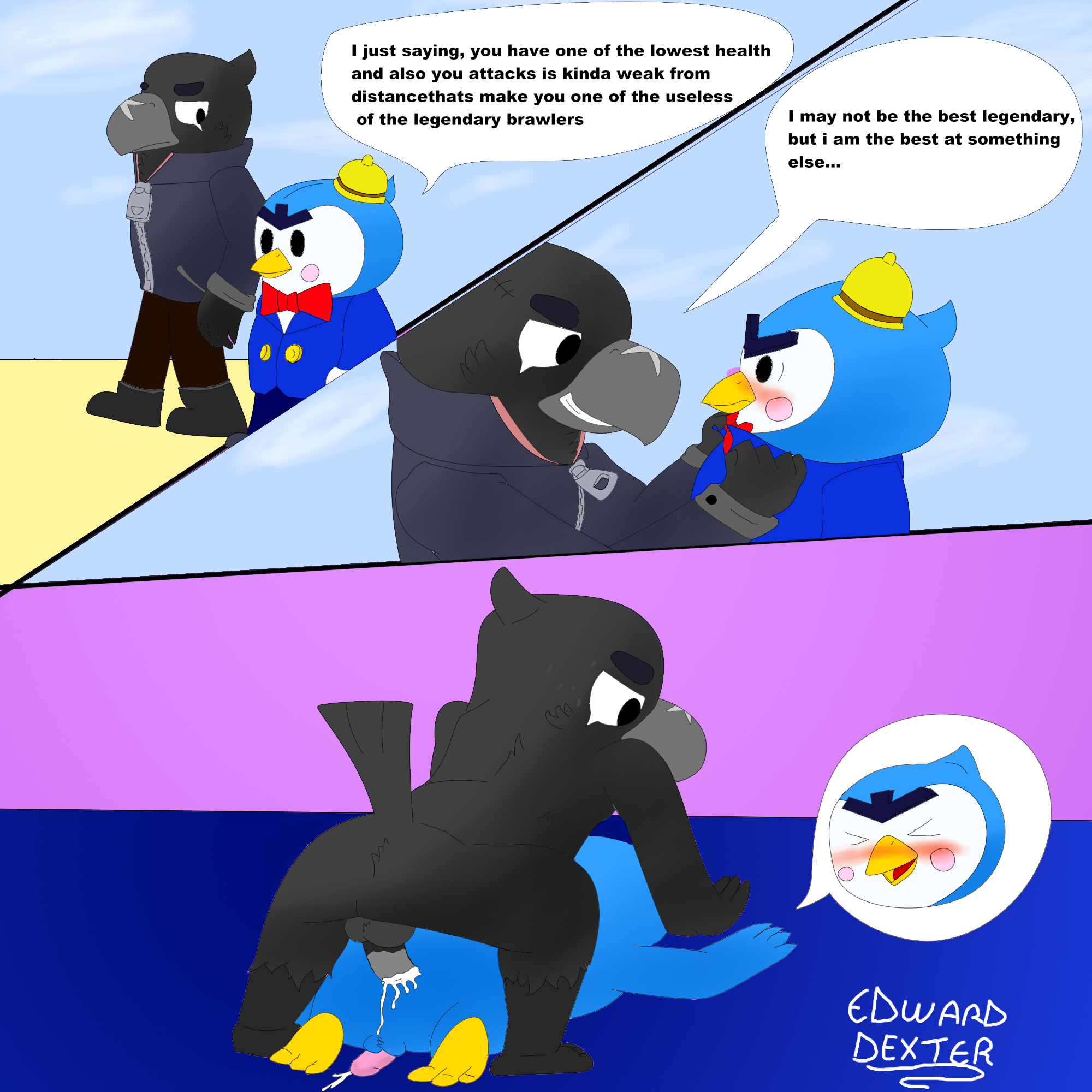 Post 3495164: Brawl_Stars comic Crow Edward_Dexter Mr._P