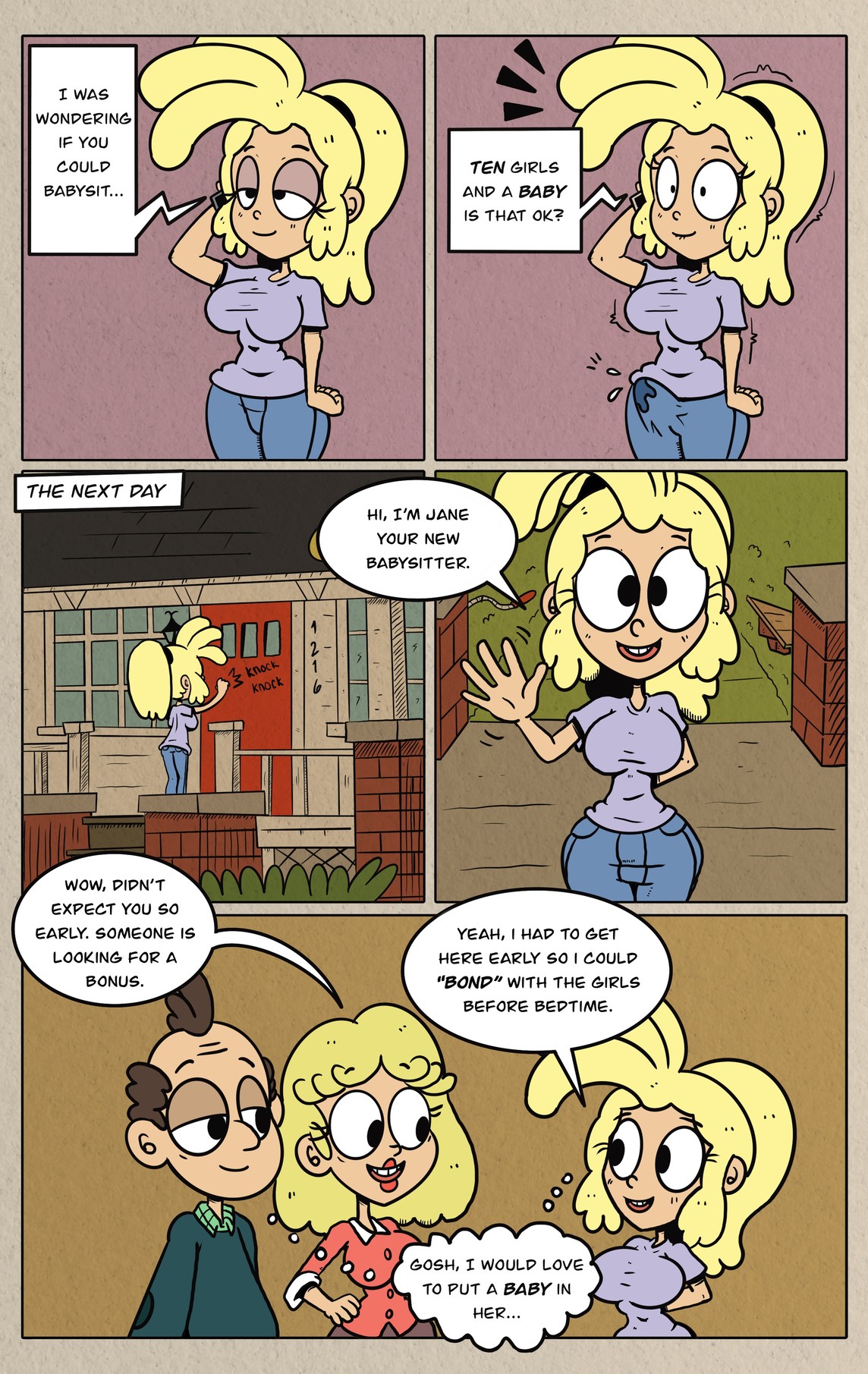 Lynn_Loud_Sr. Rita_Loud The_Loud_House comic washedtoast