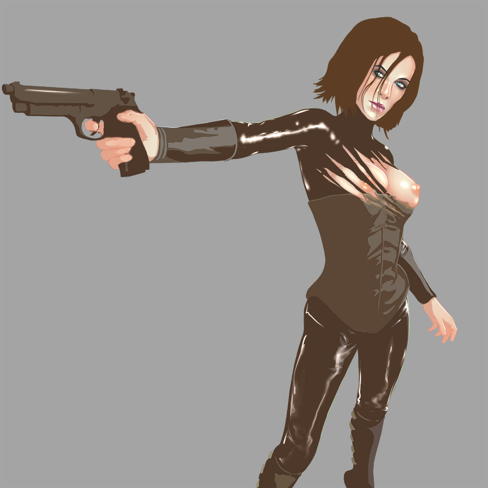 Kate_Beckinsale Selene Underworld porcupine