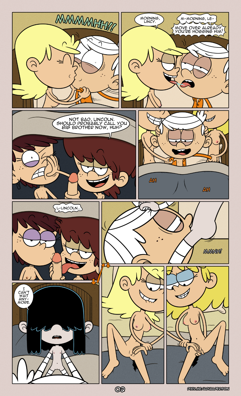 Post 4019344 Adullperson Comic Leni Loud Lincoln Loud Lori Loud Lucy Loud Luna Loud Lynn Loud