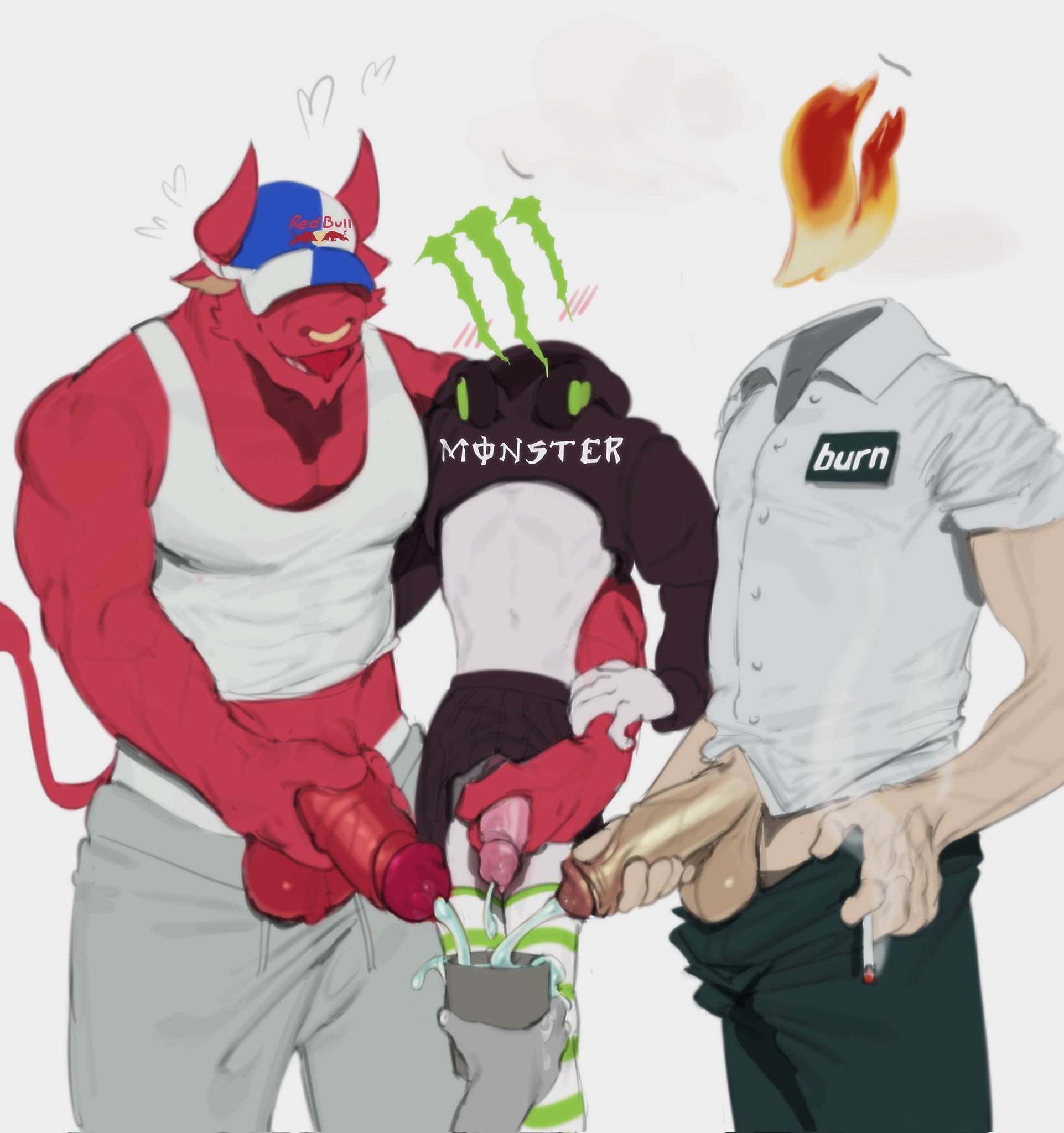 Post 5769977 Burn Kogito Mascots Monster Energy Red Bull