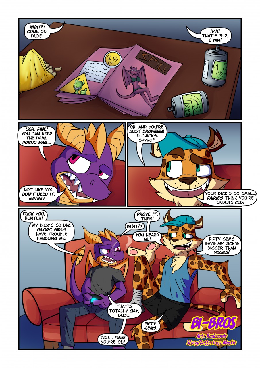 Hunter RedCoonie Spyro Spyro_(series) comic