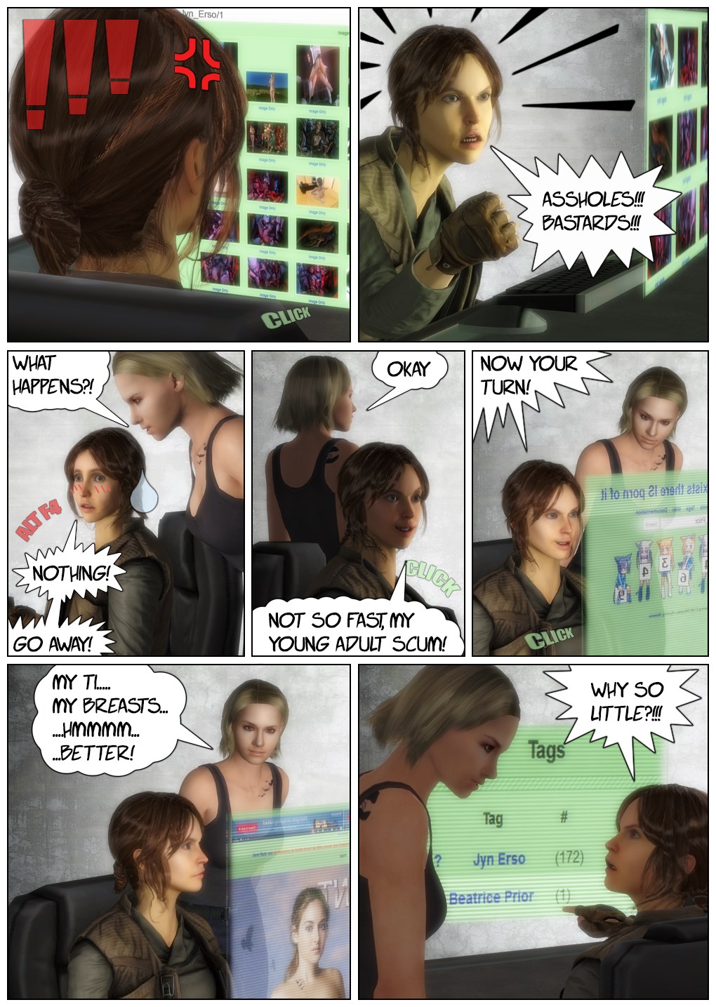 Post 3397620 Beatrice Prior Comic Crossover Divergent Jc Starstorm Jyn Erso Paheal Rogue One