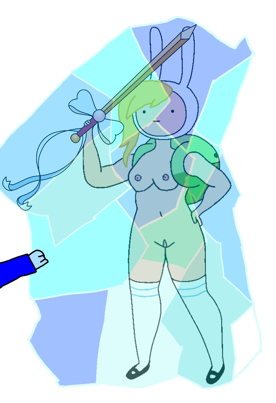 Adventure_Time Editor1 Fionna_the_Human Ice_King