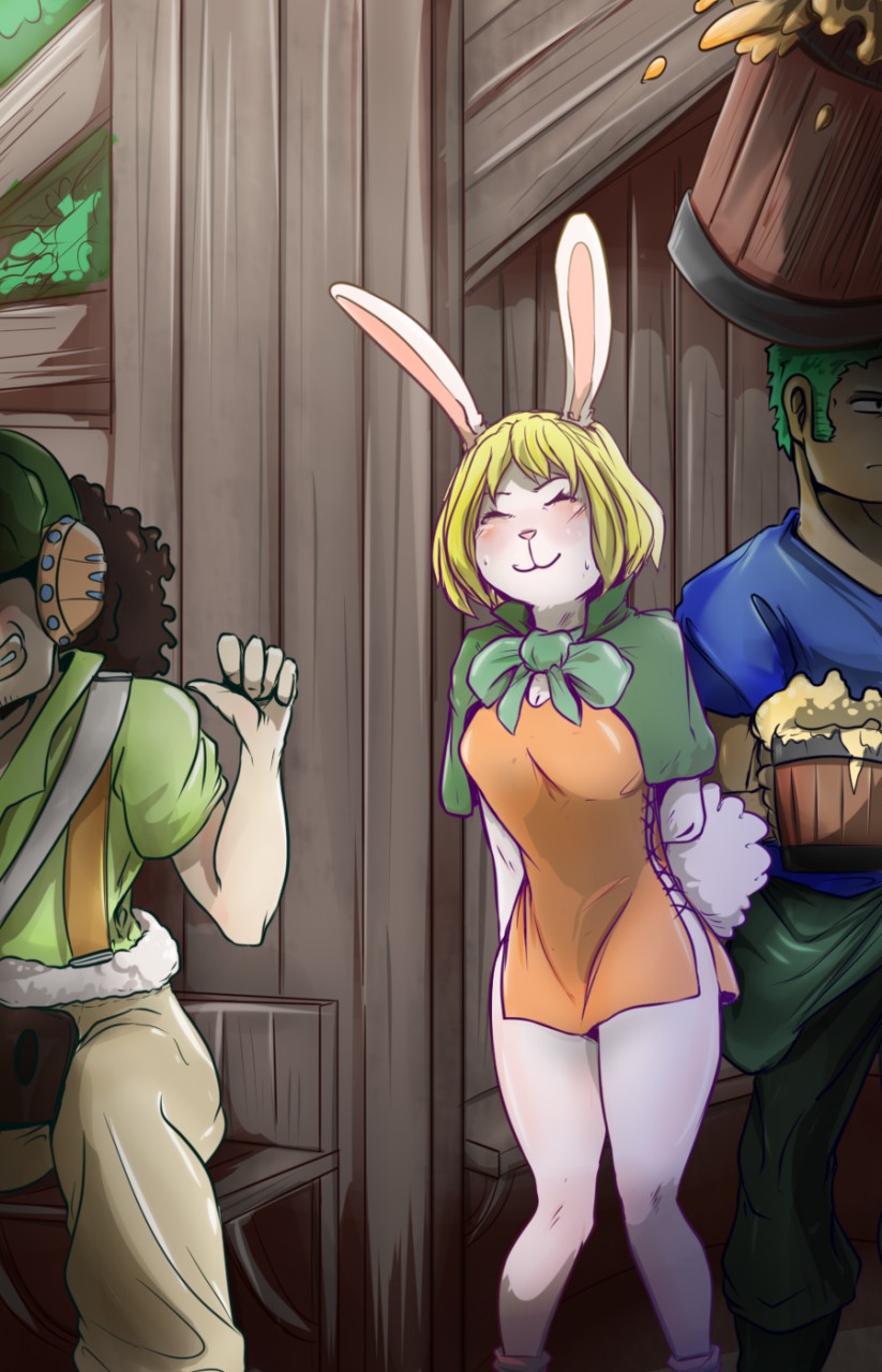 Carrot MyCrys One_Piece Roronoa_Zoro Usopp