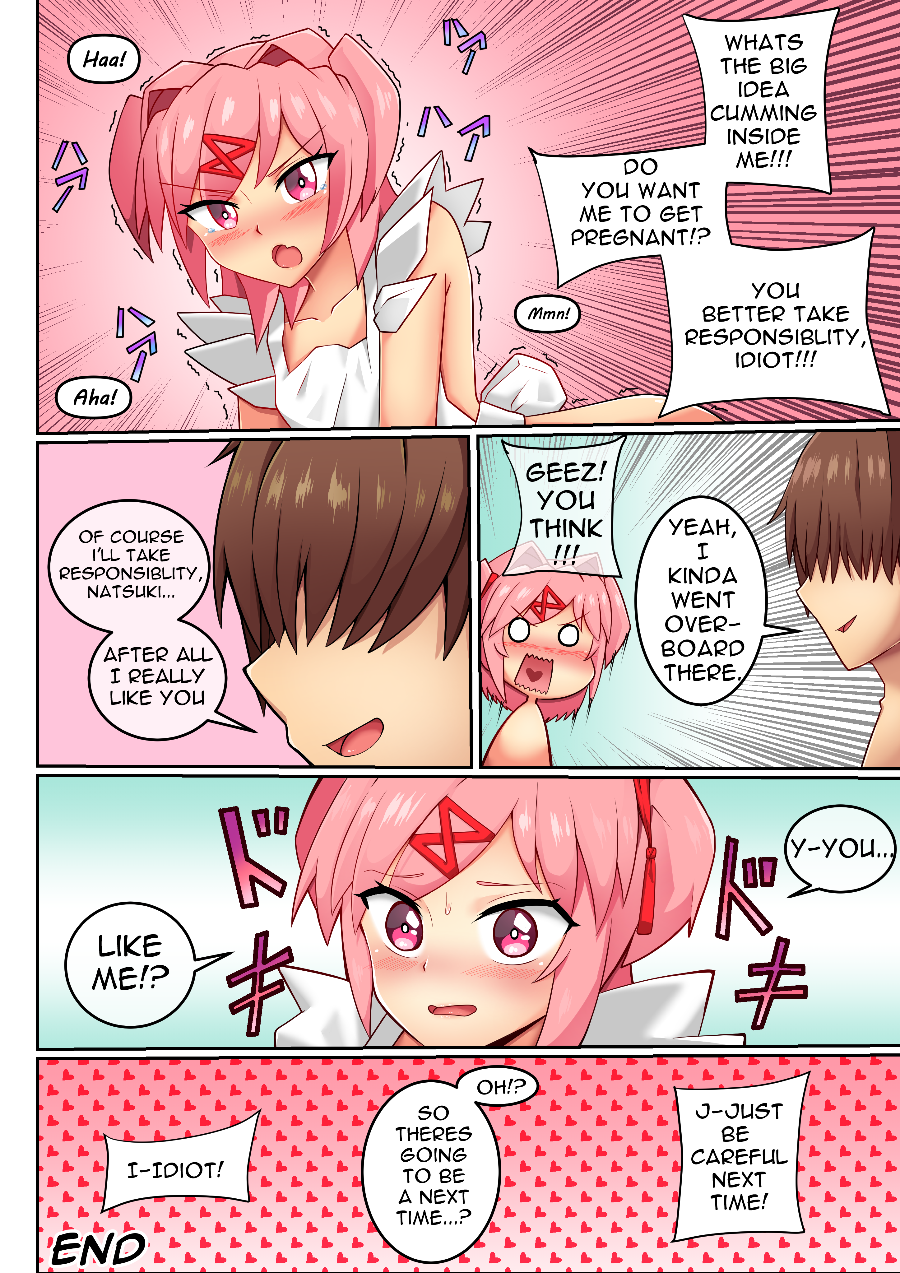 Natsuki ddlc porn comic