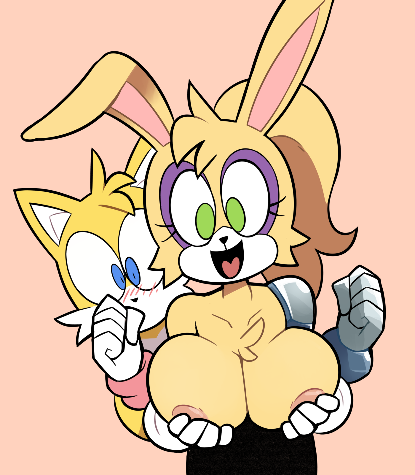 Bunnie_Rabbot Miscon Sonic_the_Hedgehog_(series) Tails