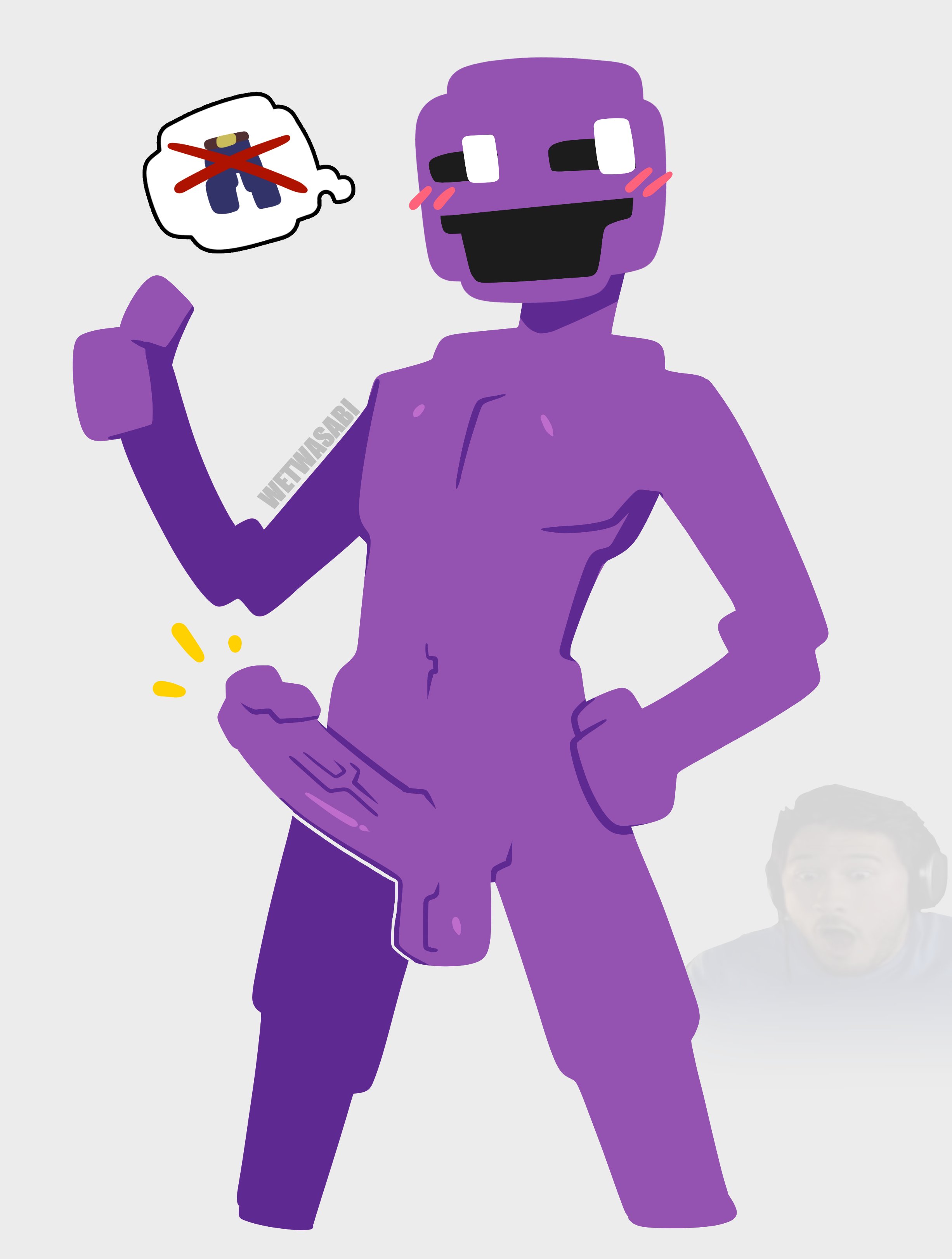 Purple guy from five nights at freddy's