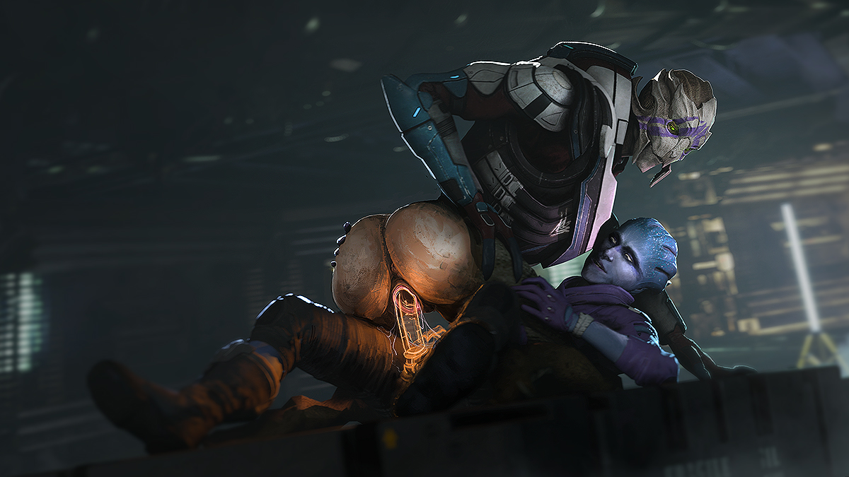 Asari Mass_Effect Mass_Effect_Andromeda Nhornissa Peebee Source_Filmmaker Turian Vetra_Nyx