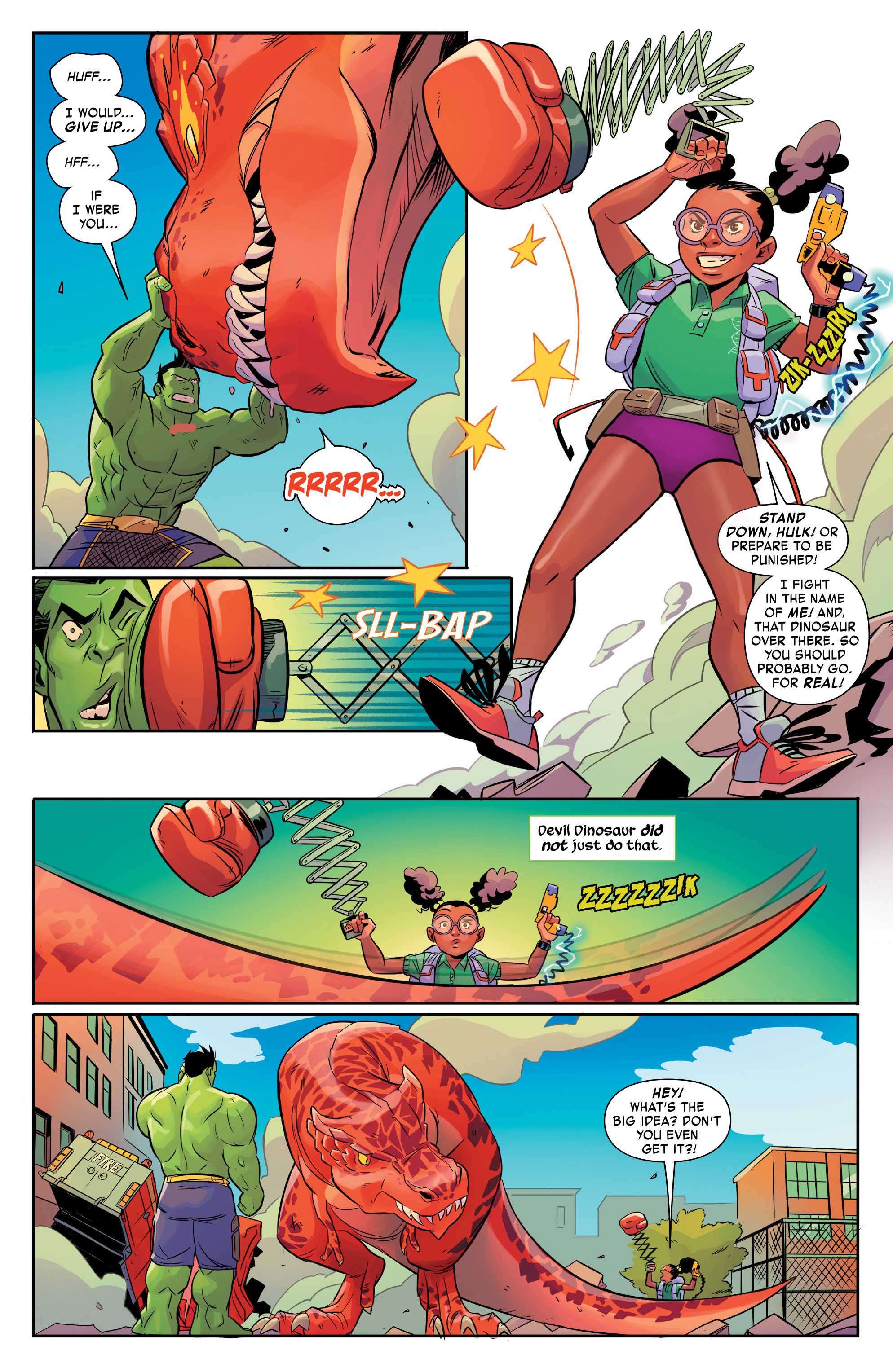 Post 2096563 Comic Devil Dinosaur Lunella Lafayette Marvel Moon Girl