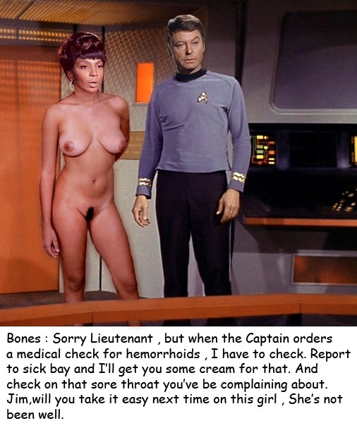 DeForest_Kelley HF_(artist) Leonard_McCoy Nichelle_Nichols Nyota_Uhura Radman Star_Trek fakes