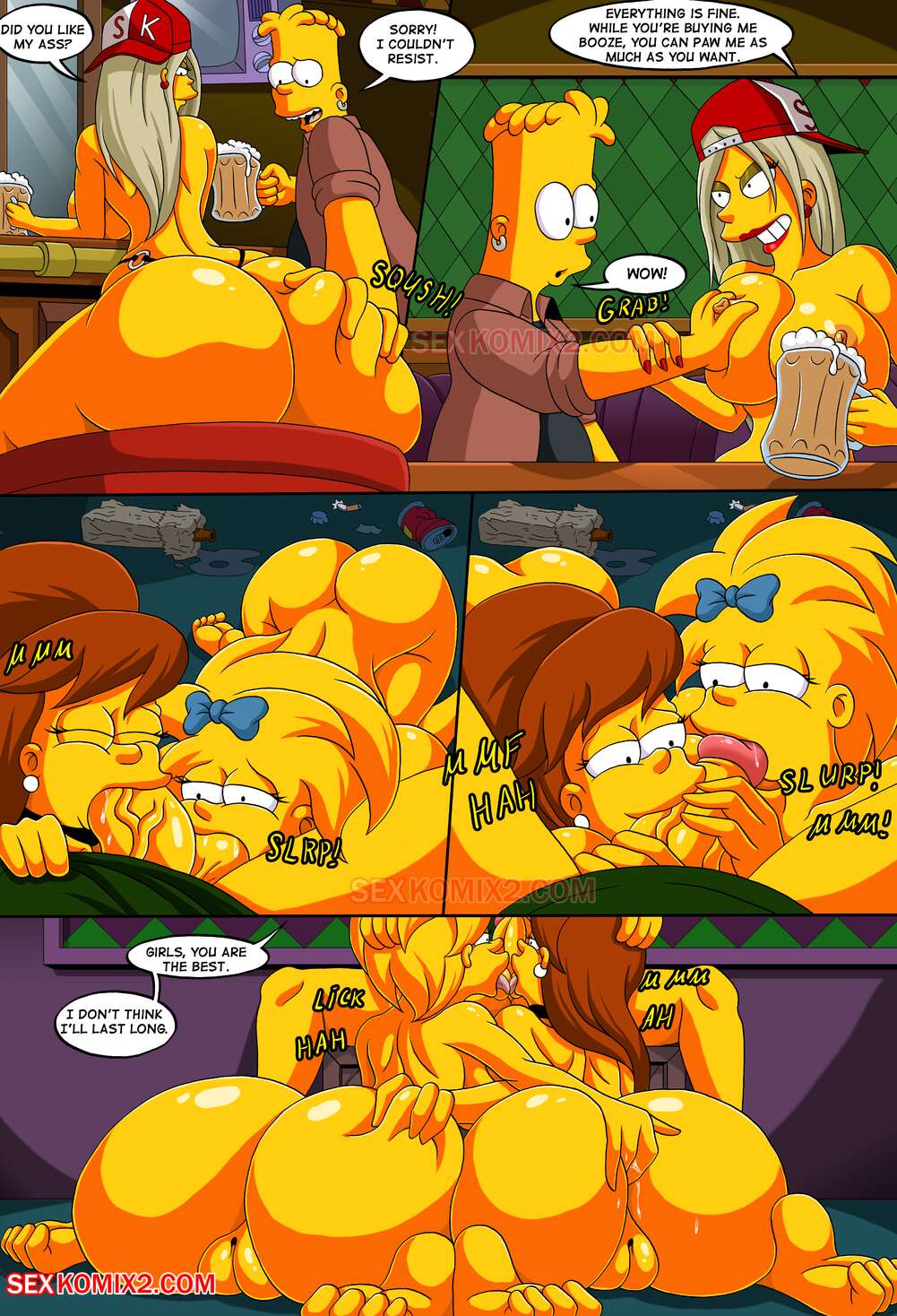 Bart_Simpson Maggie_Simpson SexKomix The_Simpsons comic