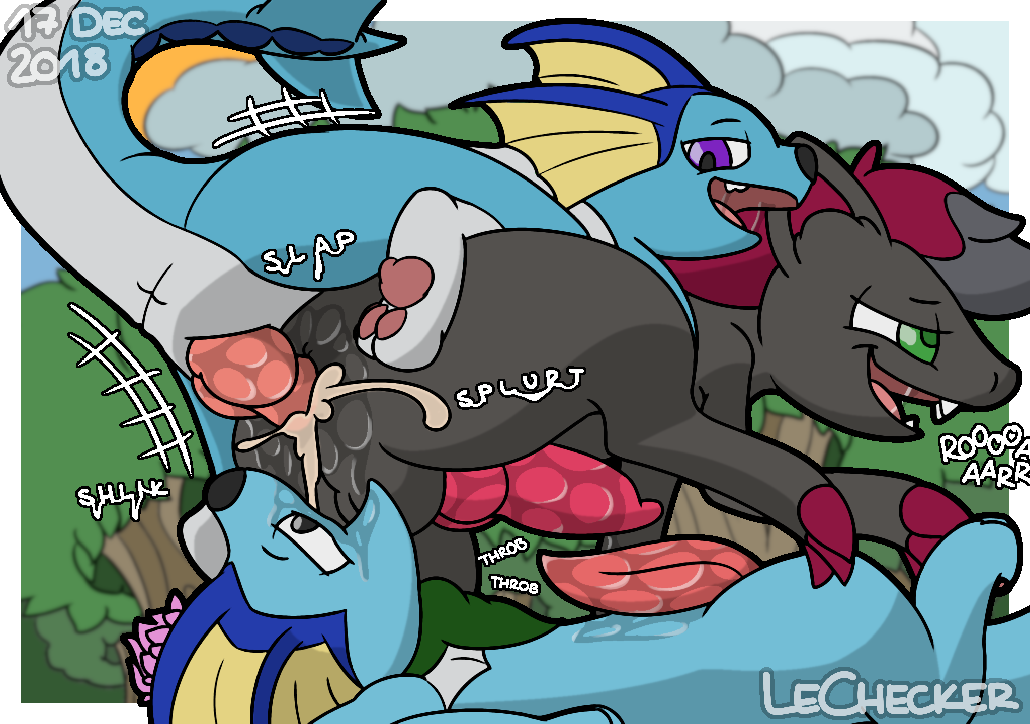 Post 4985300 Lechecker Porkyman Vaporeon Zoroark