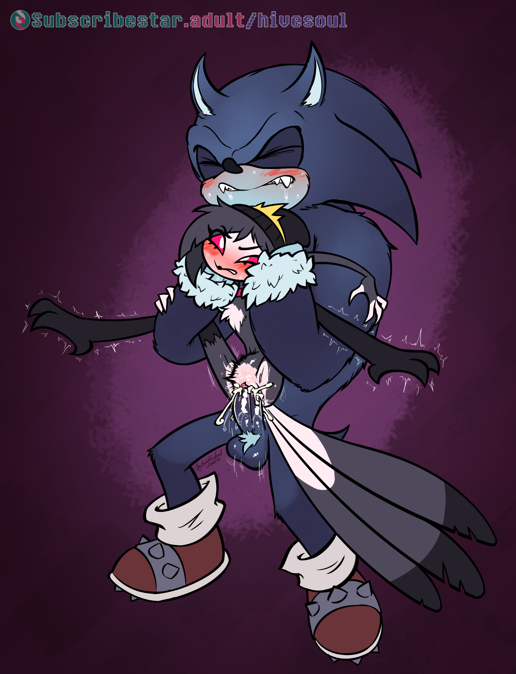 Helluva_Boss Octavia_Goetia Sonic_the_Hedgehog Sonic_the_Hedgehog_(series) Sonic_the_Werehog SoulCentinel crossover