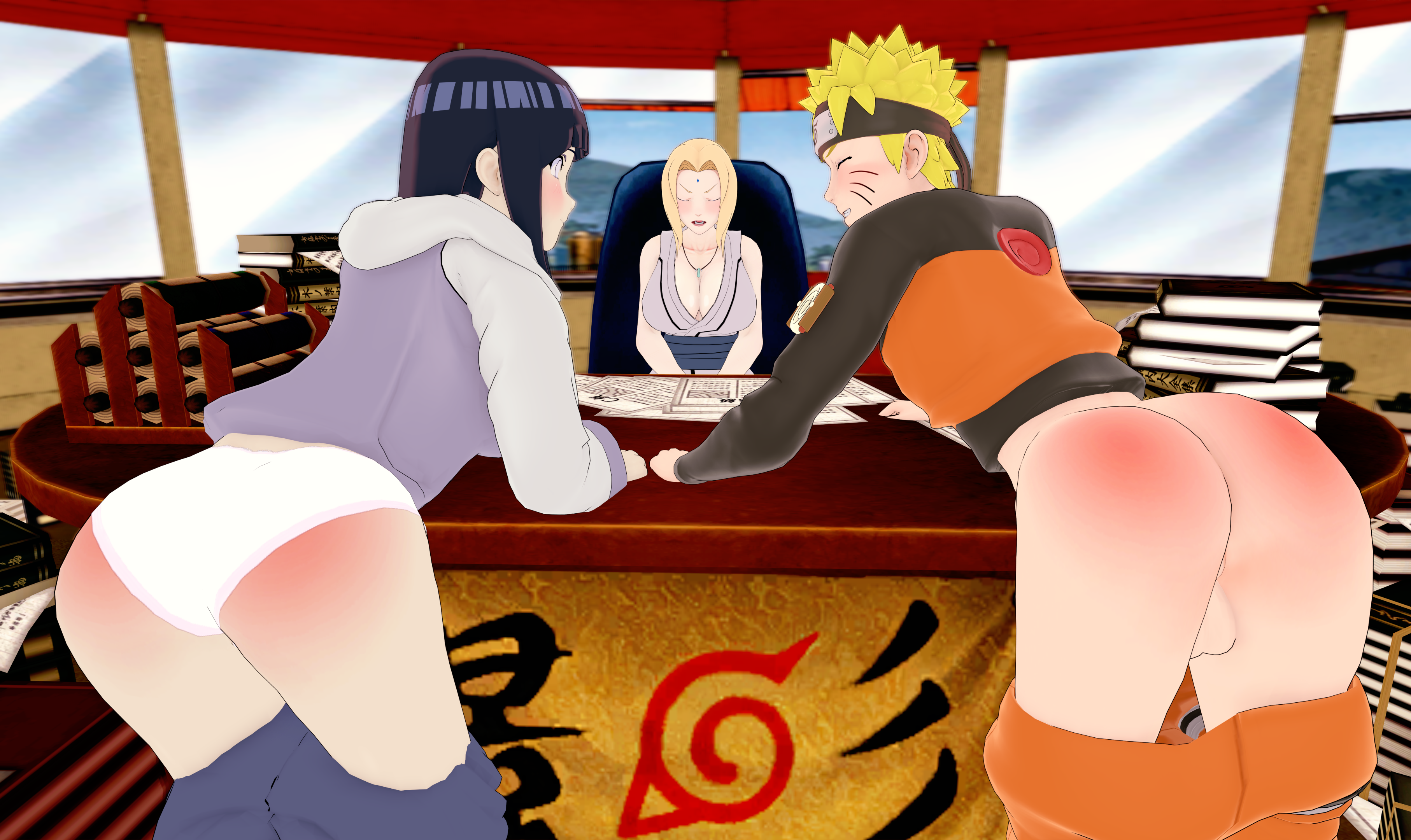 Post 4939995: Hinata_Hyuuga KinkDenpai Koikatsu! Naruto Naruto_Uzumaki  Tsunade