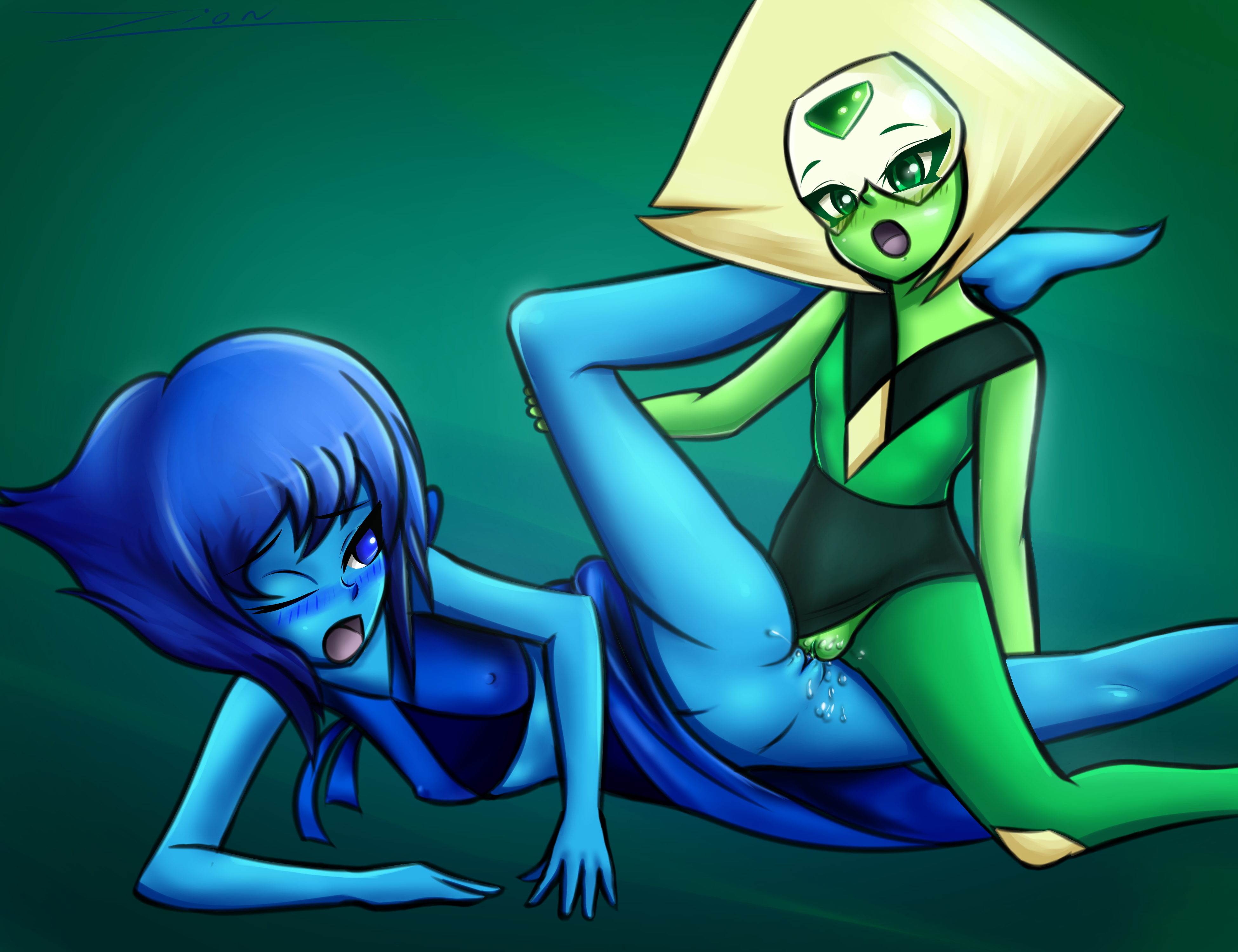 Lapis_Lazuli NioArtist Peridot Steven_Universe