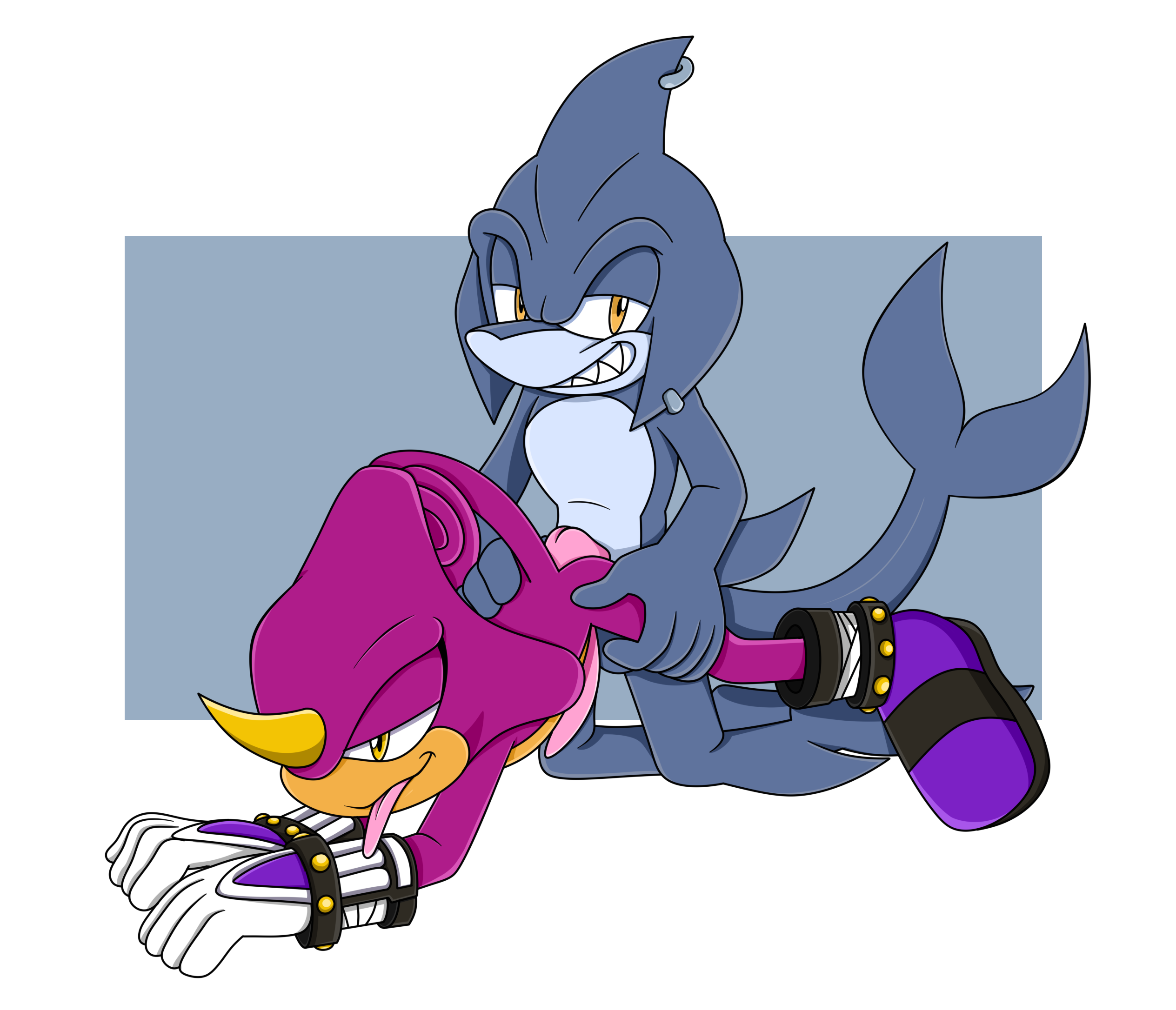 Espio_the_Chameleon Razor_the_Shark Sonic_the_Hedgehog_(series) Waitochan