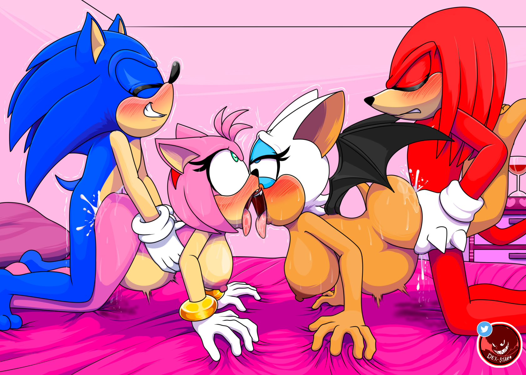 Post 5862274 Amyrose Dex Star Knucklestheechidna Rougethebat Sonicthehedgehog Sonicthe