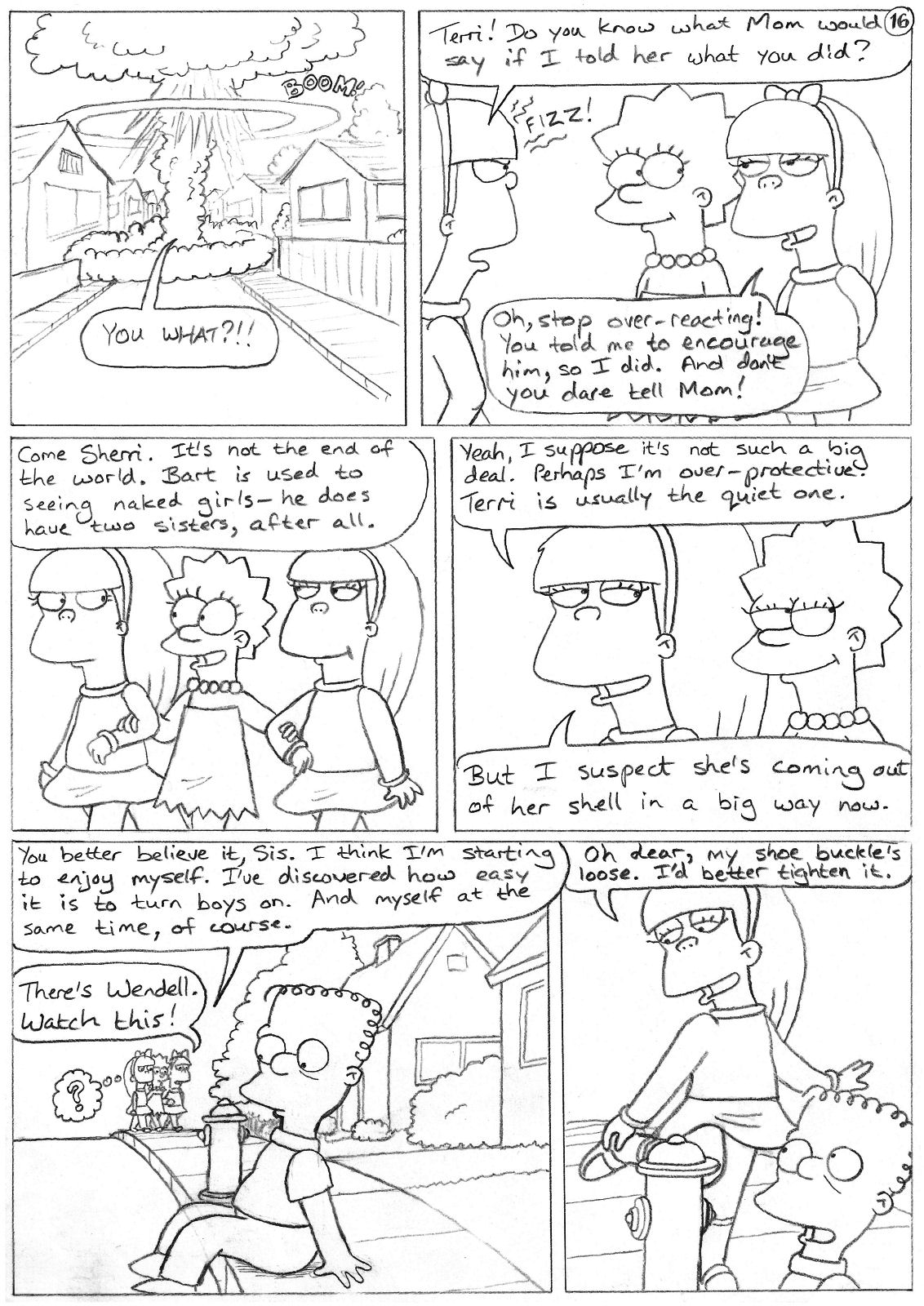 Post 2140350 Comic Jimmy Lisasimpson Sherrimackleberry Terrimackleberry Thesimpsons Wendell 