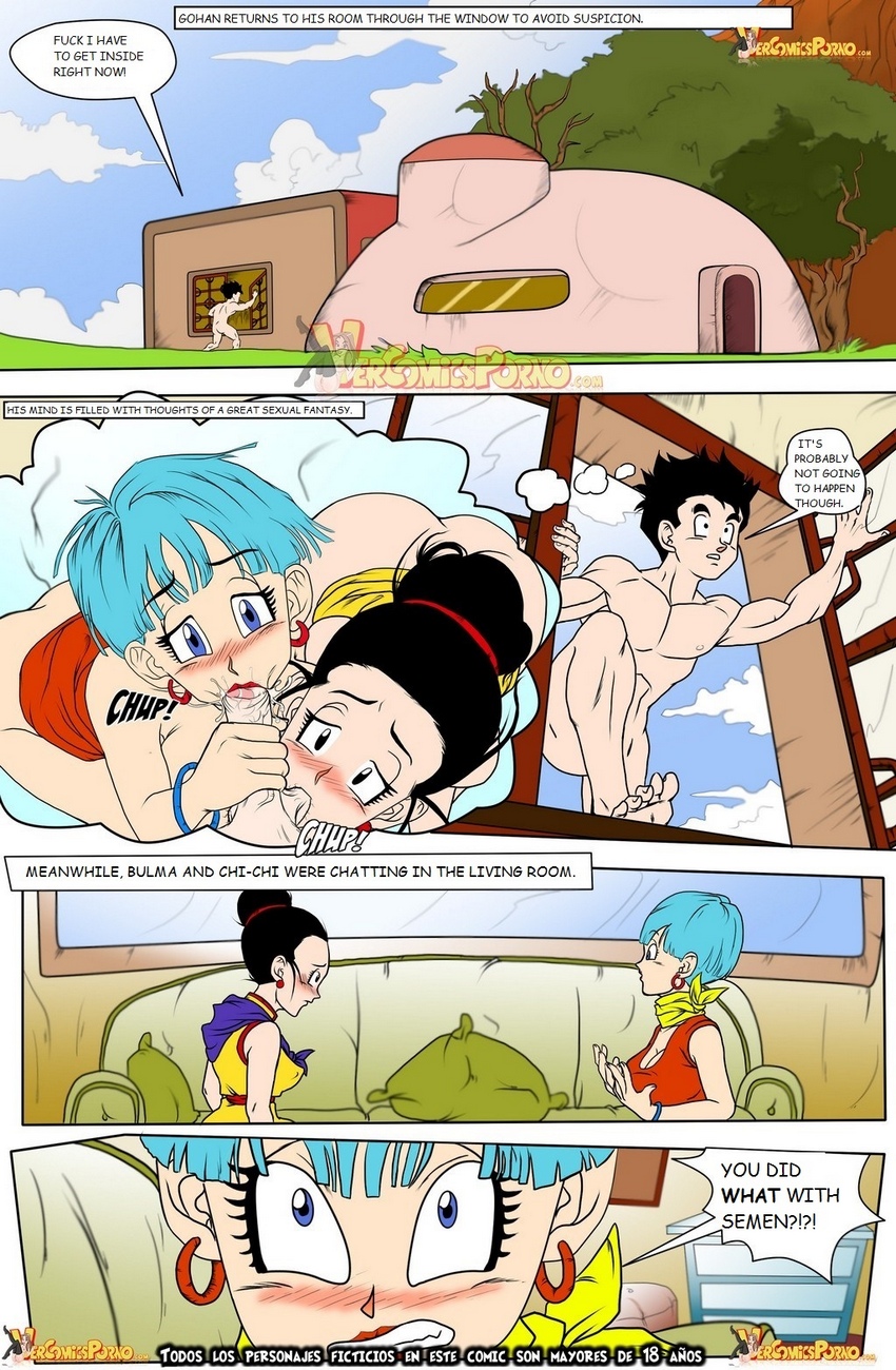 Post 5241273 Bulmabriefs Chi Chi Comic Dragonballseries Drahnavlag Songohan Vercomicsporno