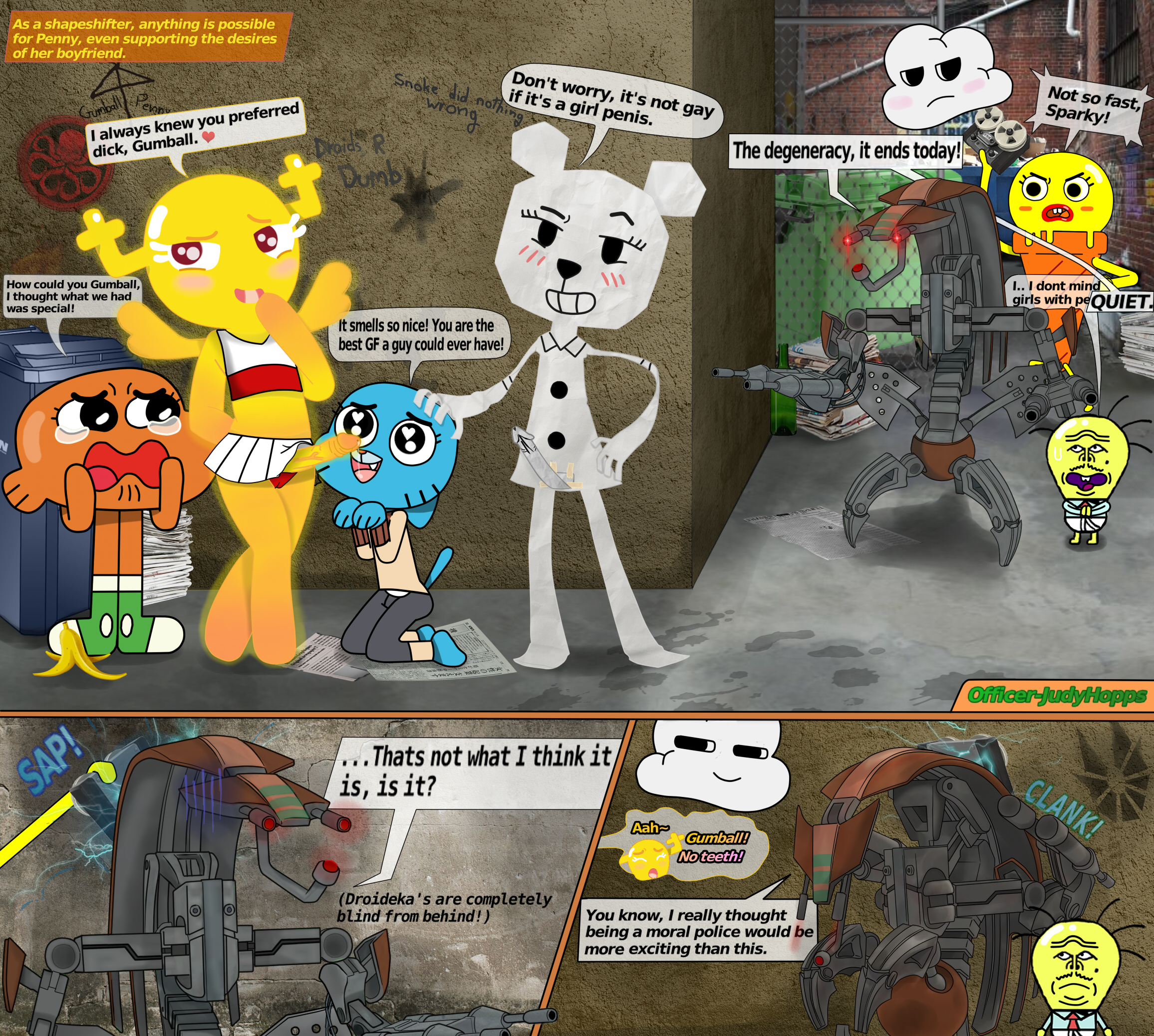 O incrível mundo de gumball rule 34