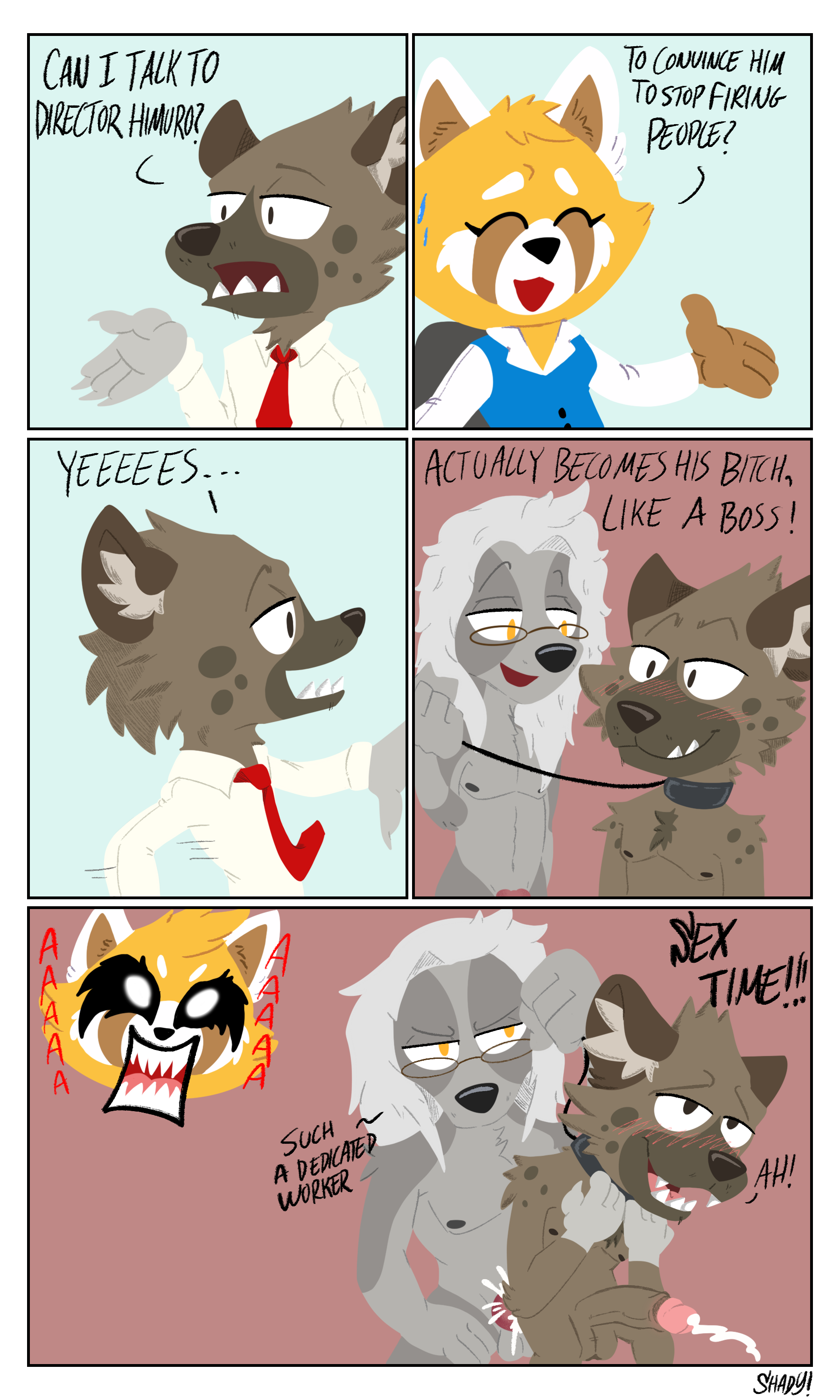 Post 6198194: Aggretsuko Director_Himuro Haida Retsuko ShadyDaOne