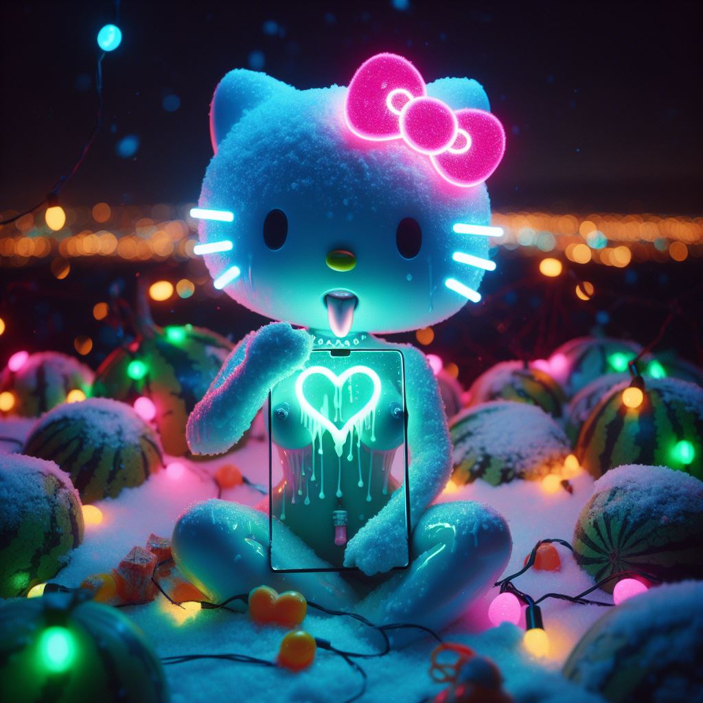 AI-generated DALL-E Hello_Kitty Kitty_White