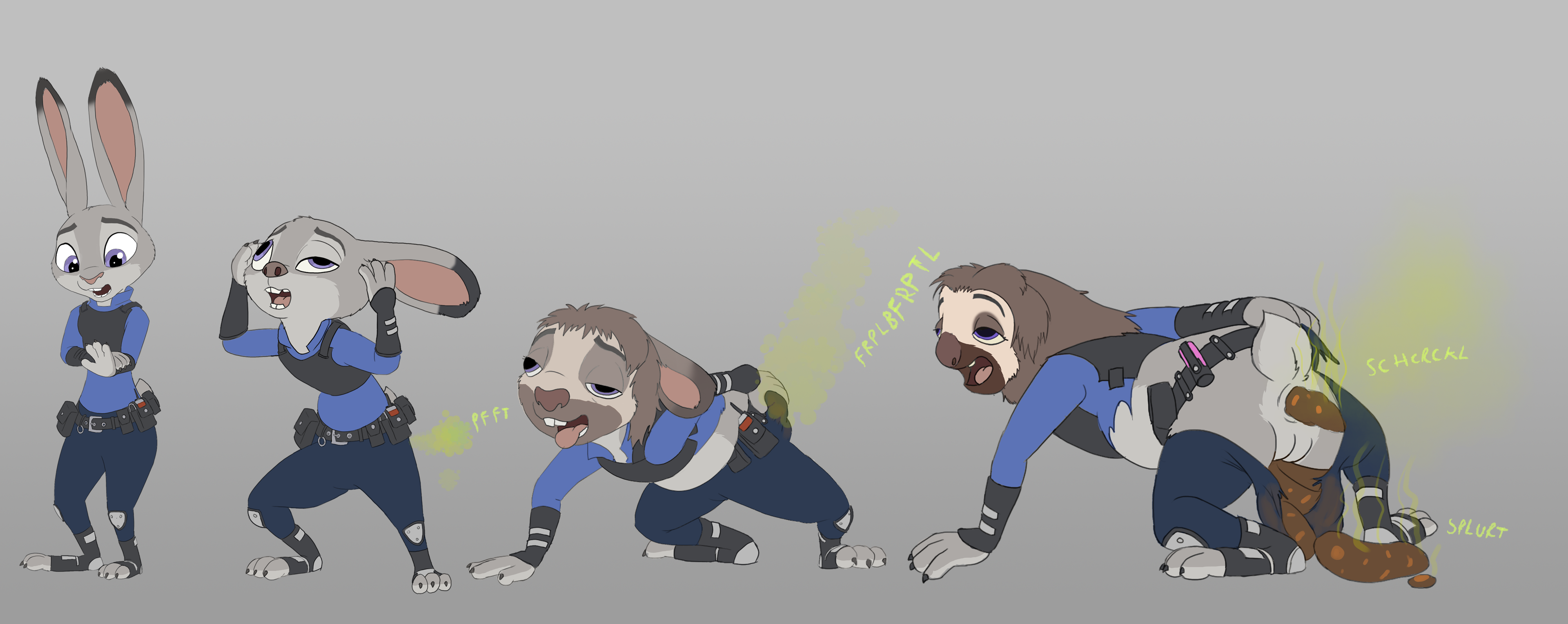 Post 3674301: Flash_Slothmore Judy_Hopps Zootopia