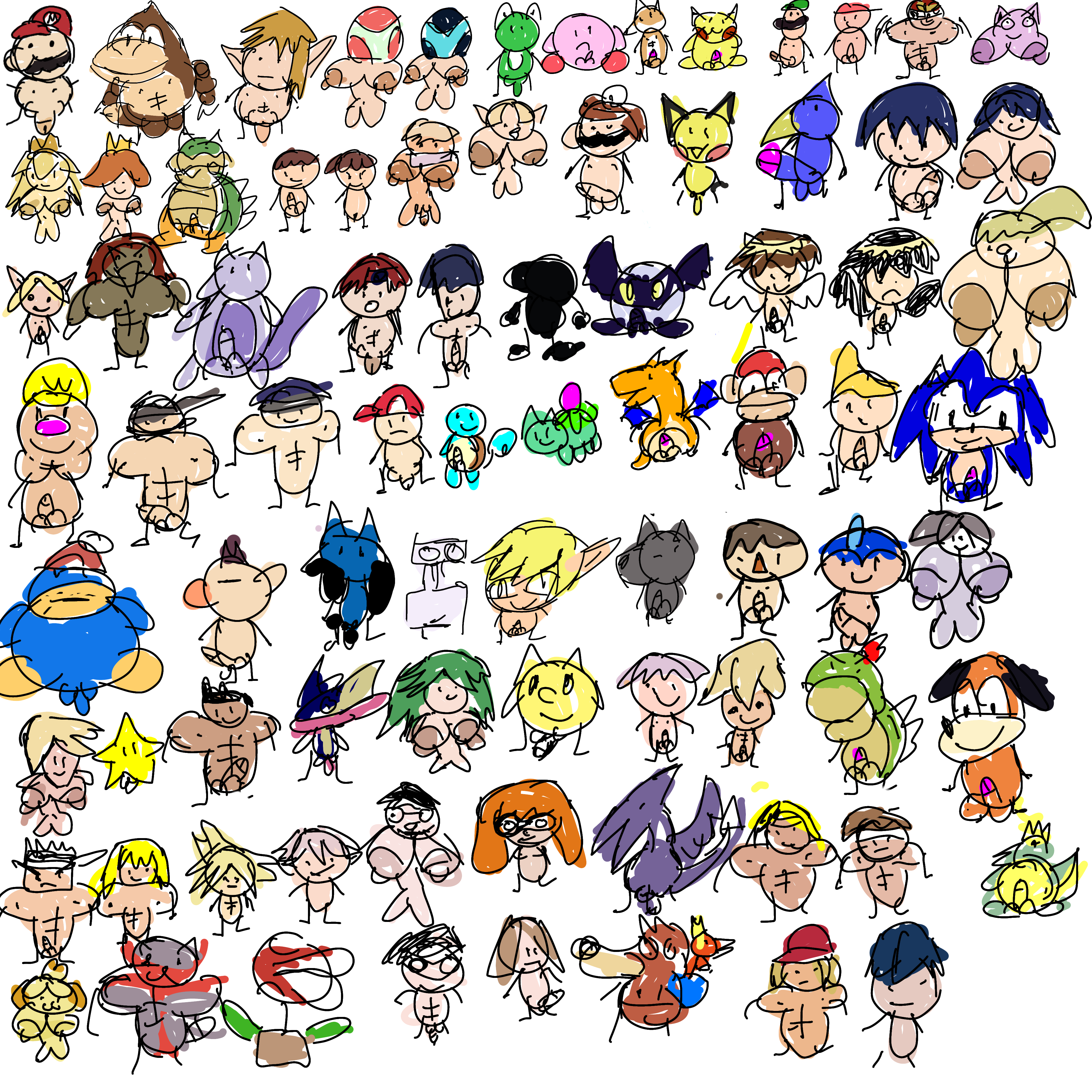 Post 3564472: Animal_Crossing Animal_Crossing_Boy Banjo Banjo-Kazooie  Bayonetta Bayonetta_(series) Bayonetta_2 Bowser Bowser_Jr. Byleth  Byleth_(female) Byleth_(male) Captain_Falcon Castlevania Charizard Chrom  Cloud_Strife Corrin crossover Dark_Pit ...