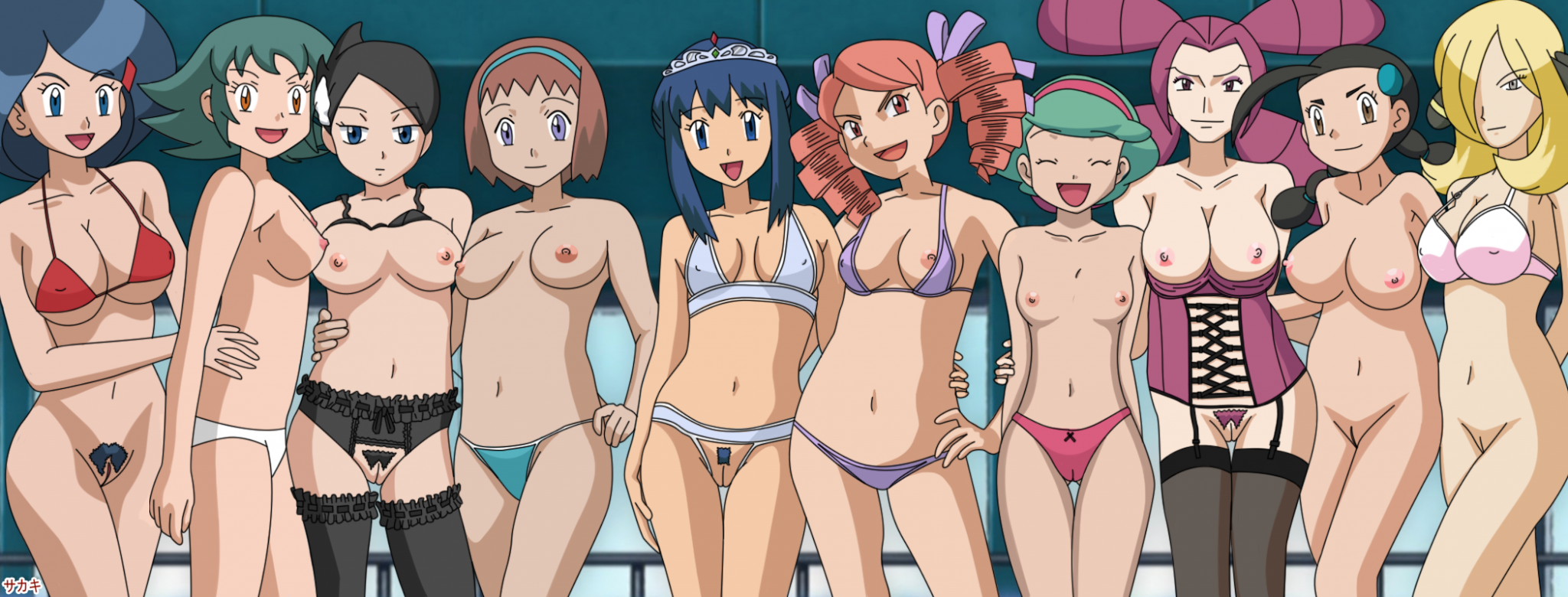 Candice Cynthia Dawn Fantina Johanna Marilyn Marley Normajean Porkyman Princess_Salvia Rhyanna Sakaki_(artist) Ursula