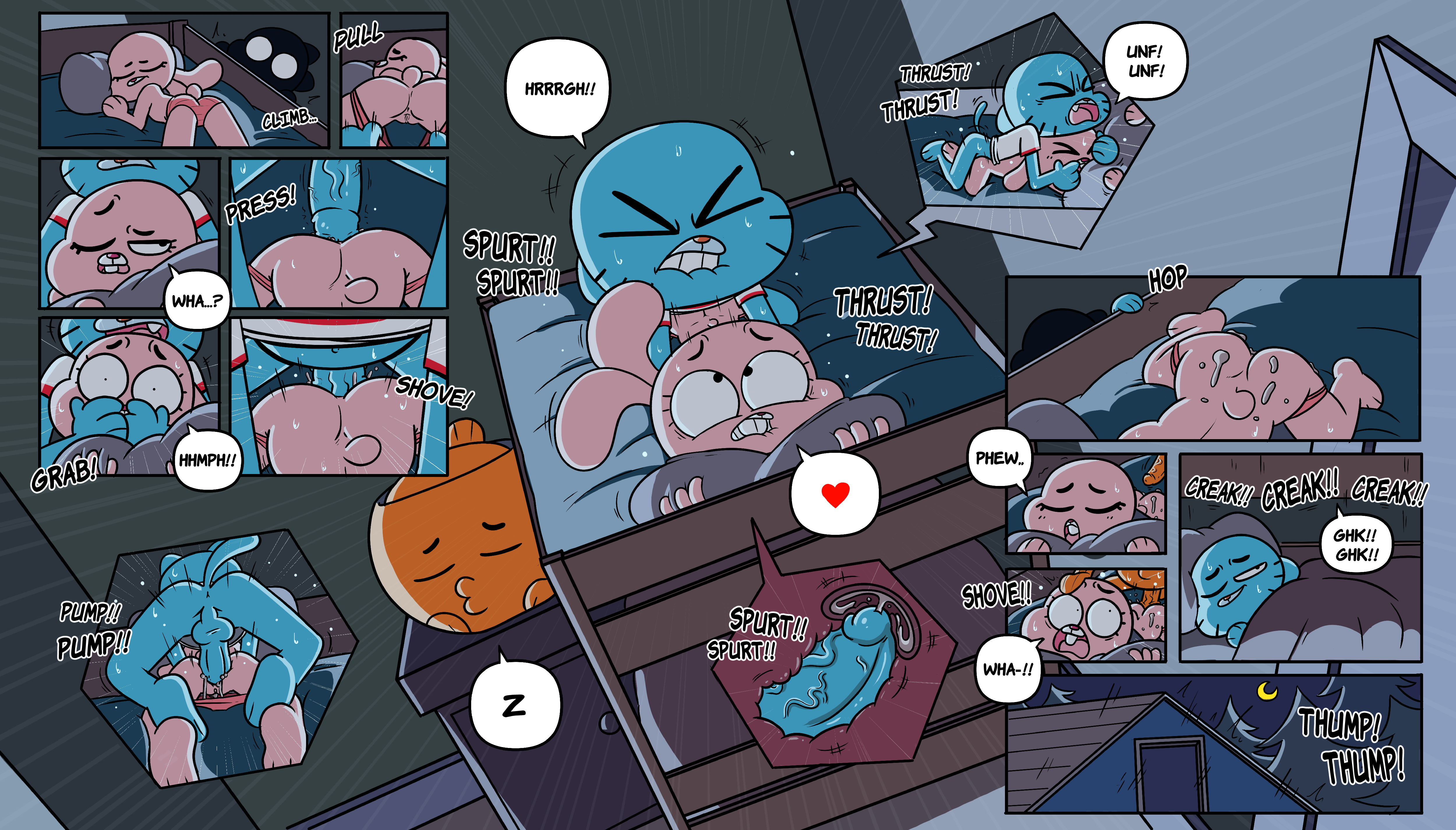 Anais_Watterson Ardidon Darwin_Watterson Gumball_Watterson The_Amazing_World_of_Gumball