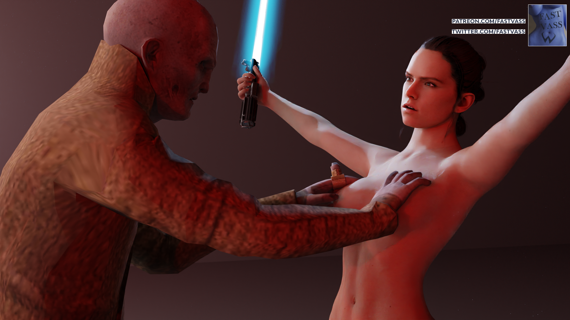 Rey Snoke Star_Wars The_Last_Jedi fastvass