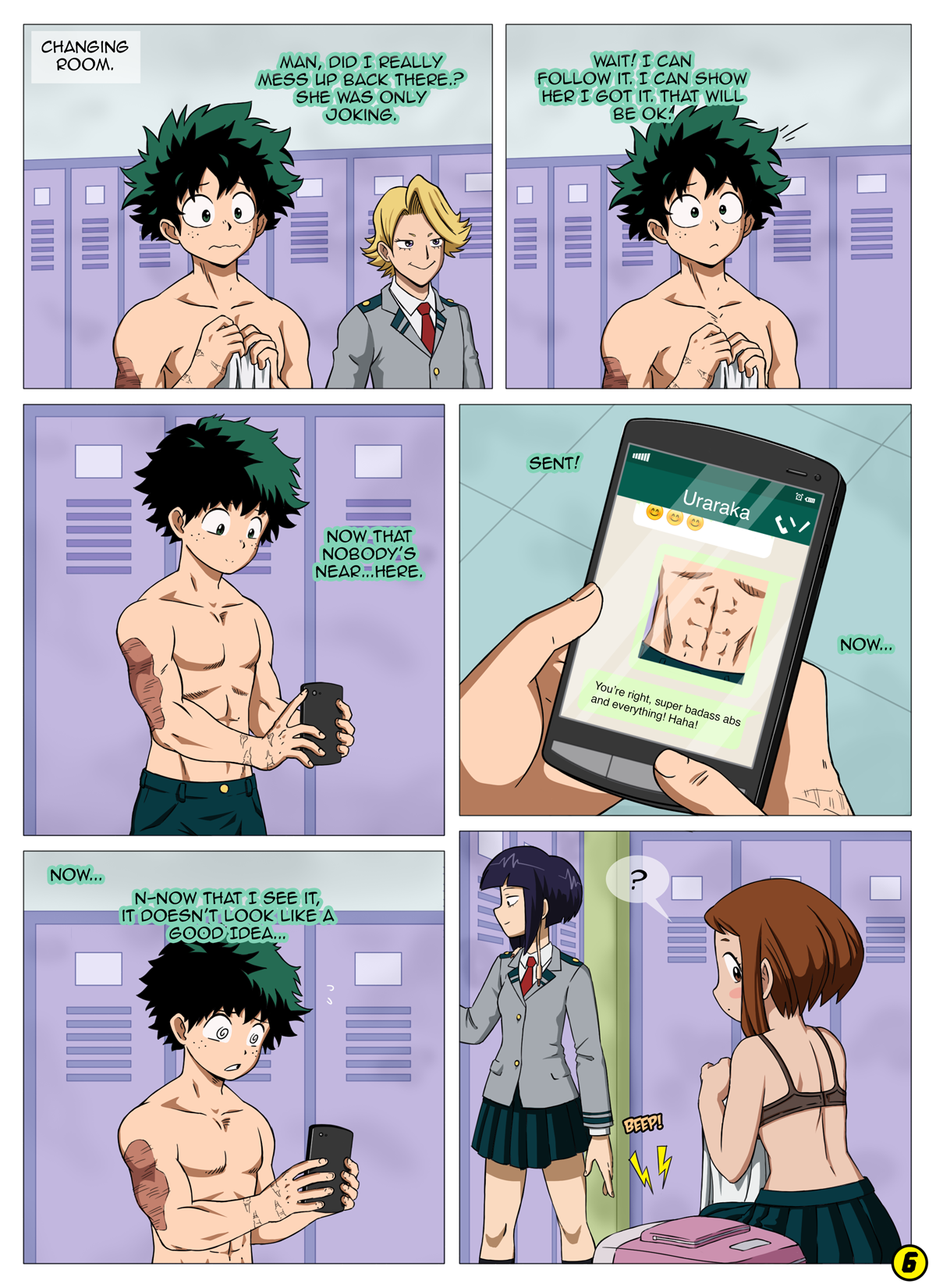 Uraraka x deku rule 34