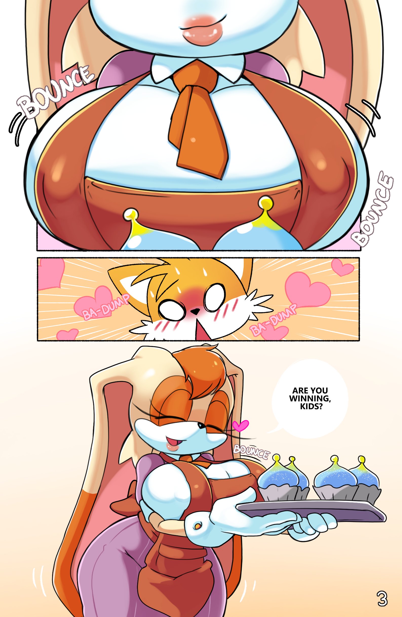 Post 5641659 Comic Creamtherabbit Ichduhernz Sonicthehedgehogseries Tails Vanillatherabbit 